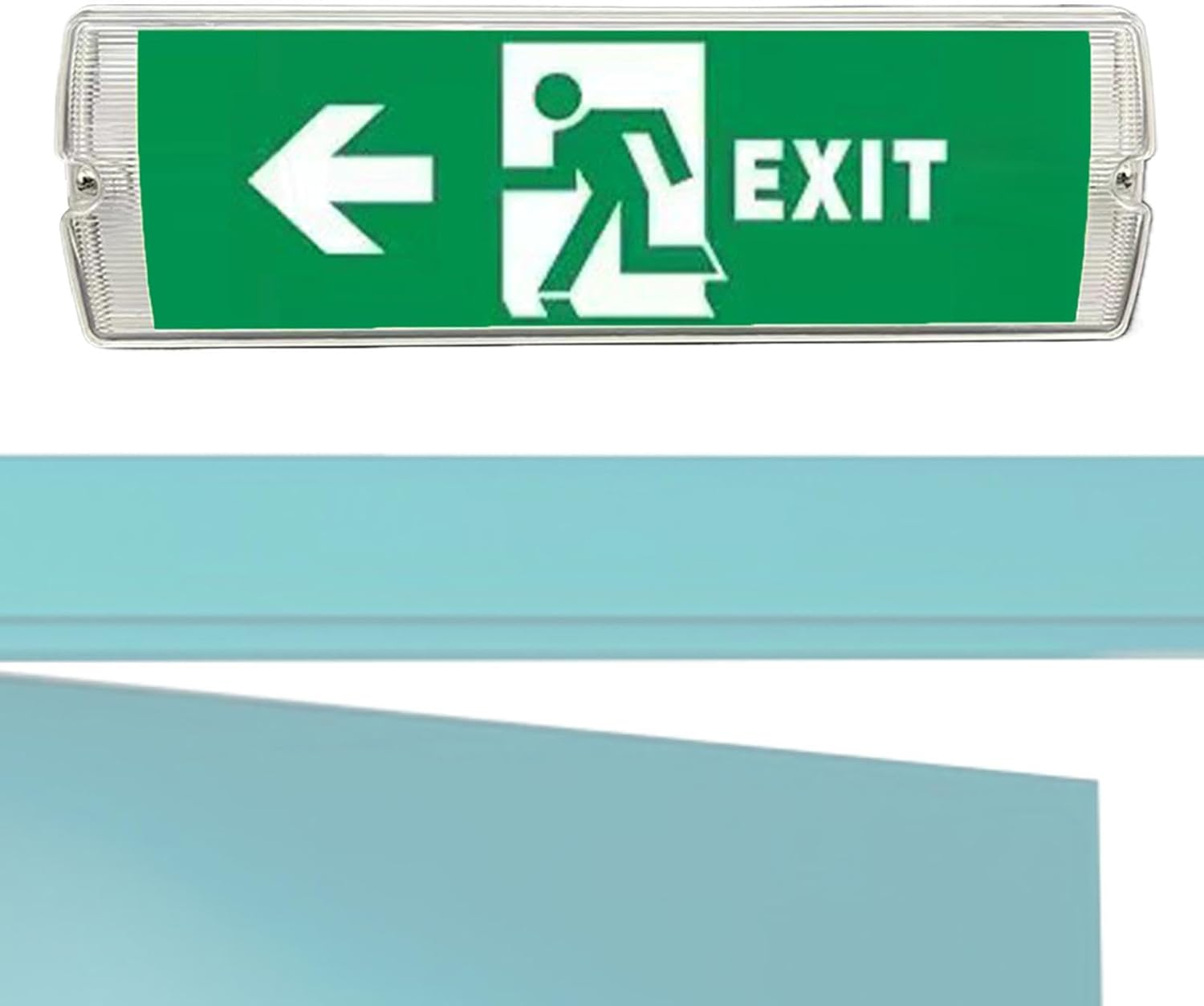 Light up Exit Signs - Evacuation Indicator Light | LED Safety Exit Evacuation Light, Evacuation Indicator Light for Shopping Malls image number 4