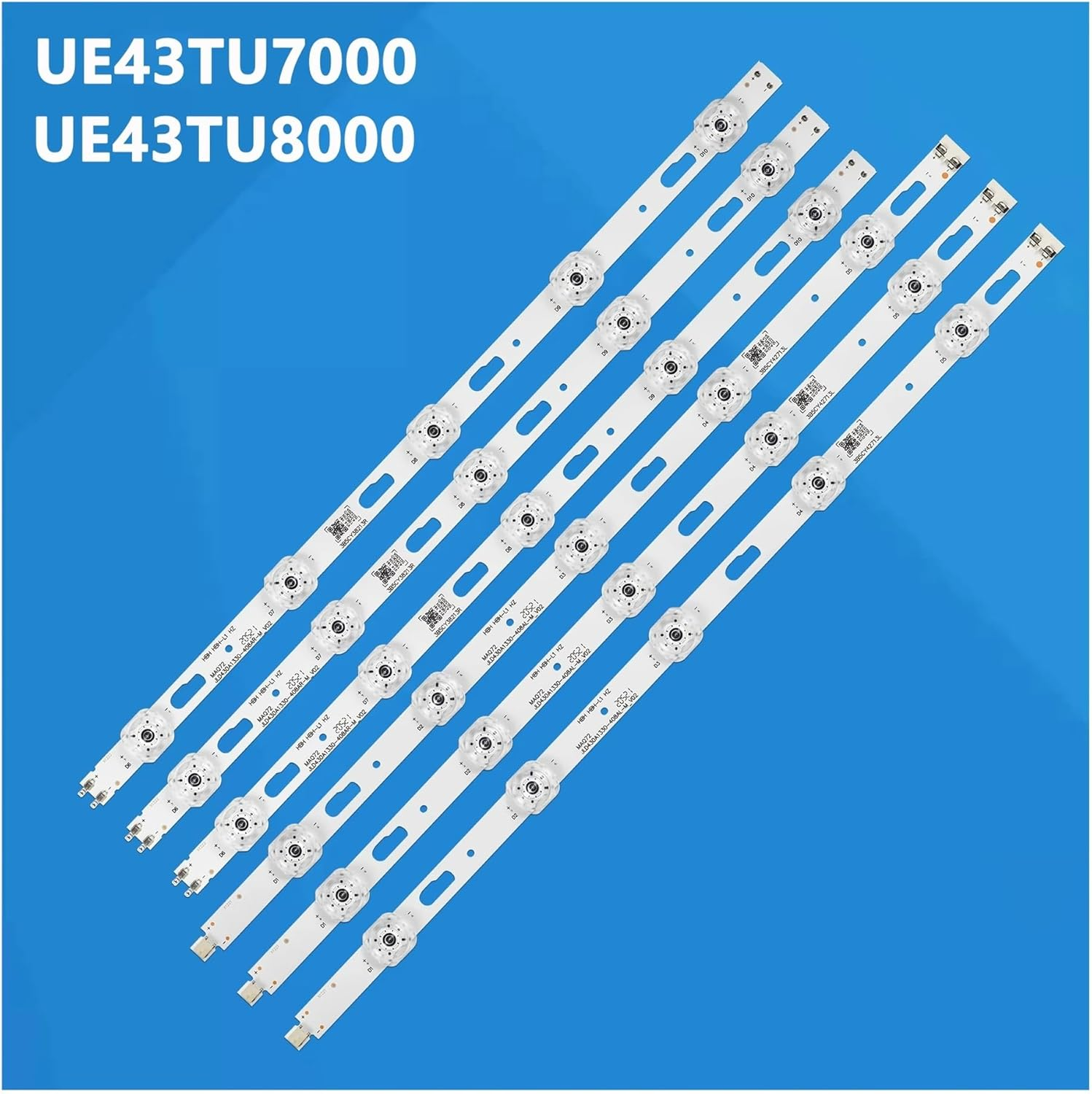 LED Backlight Strip for UN43TU700D UN43TU7050 UE43TU8072 CY-GE043HGER1V UE43TU7072U UE43TU7072 UE43TU7170U UN43TU7000F UN43TU8000F