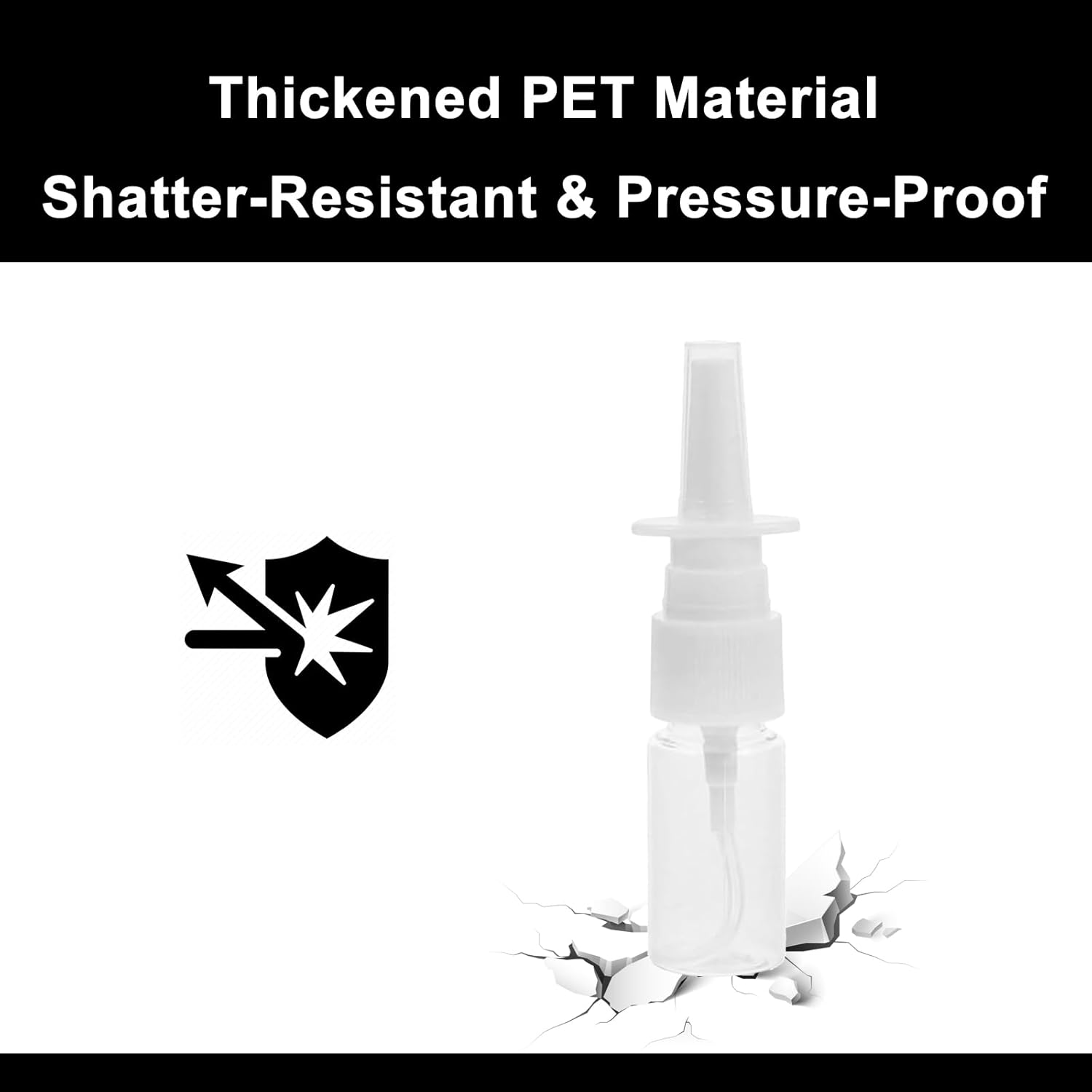 RIBHNXHI 3Pcs Nasal Spray Bottle Empty Rhinitis Care Sprayer Direct Spray Small Portable Plastic Refillable Container for Saline Essential Oil Nasal Sprayer 10Ml for Home and Travel Use image number 4