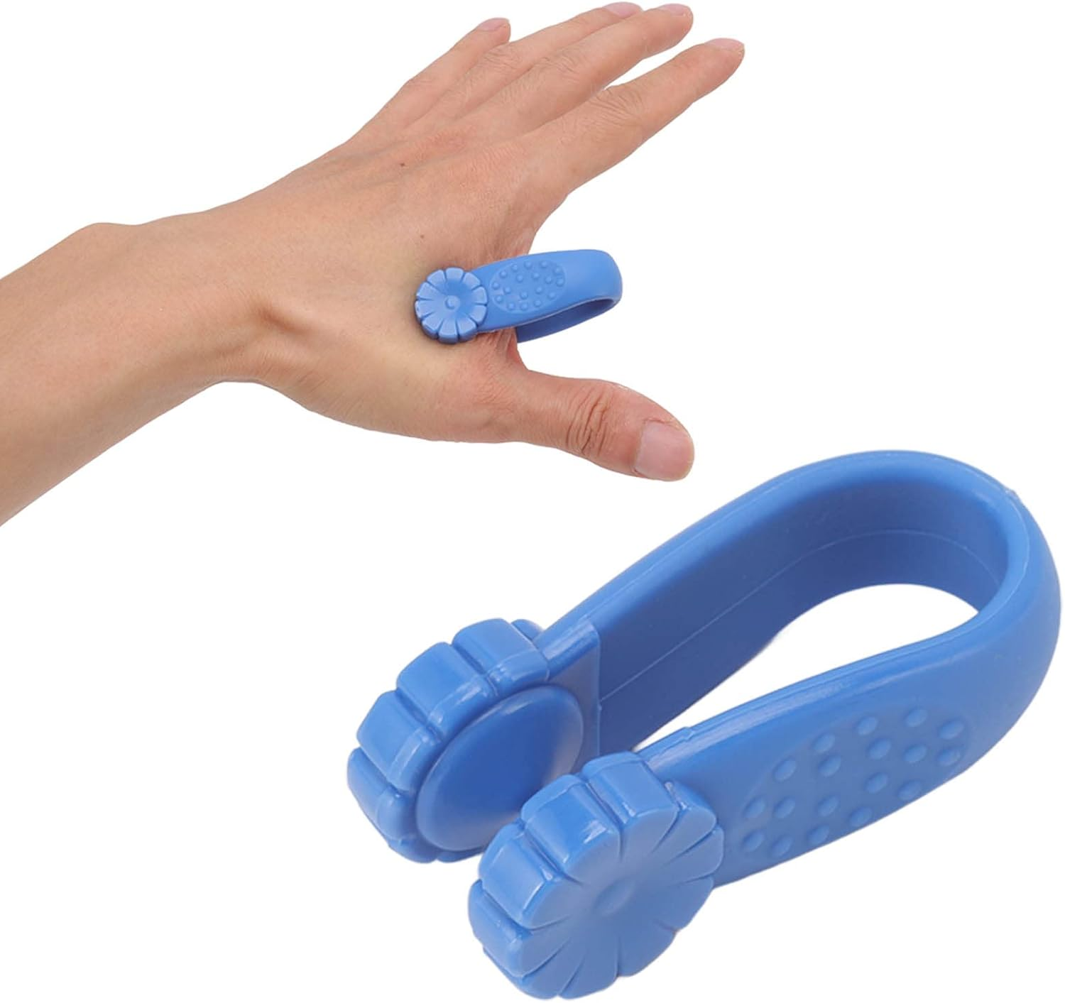 Headache Relief Clip, 8Pcs Plastic Wearable Acupressure for Migraine and Stress Relief Easy Effective Relief Tension Anxiety (Black)