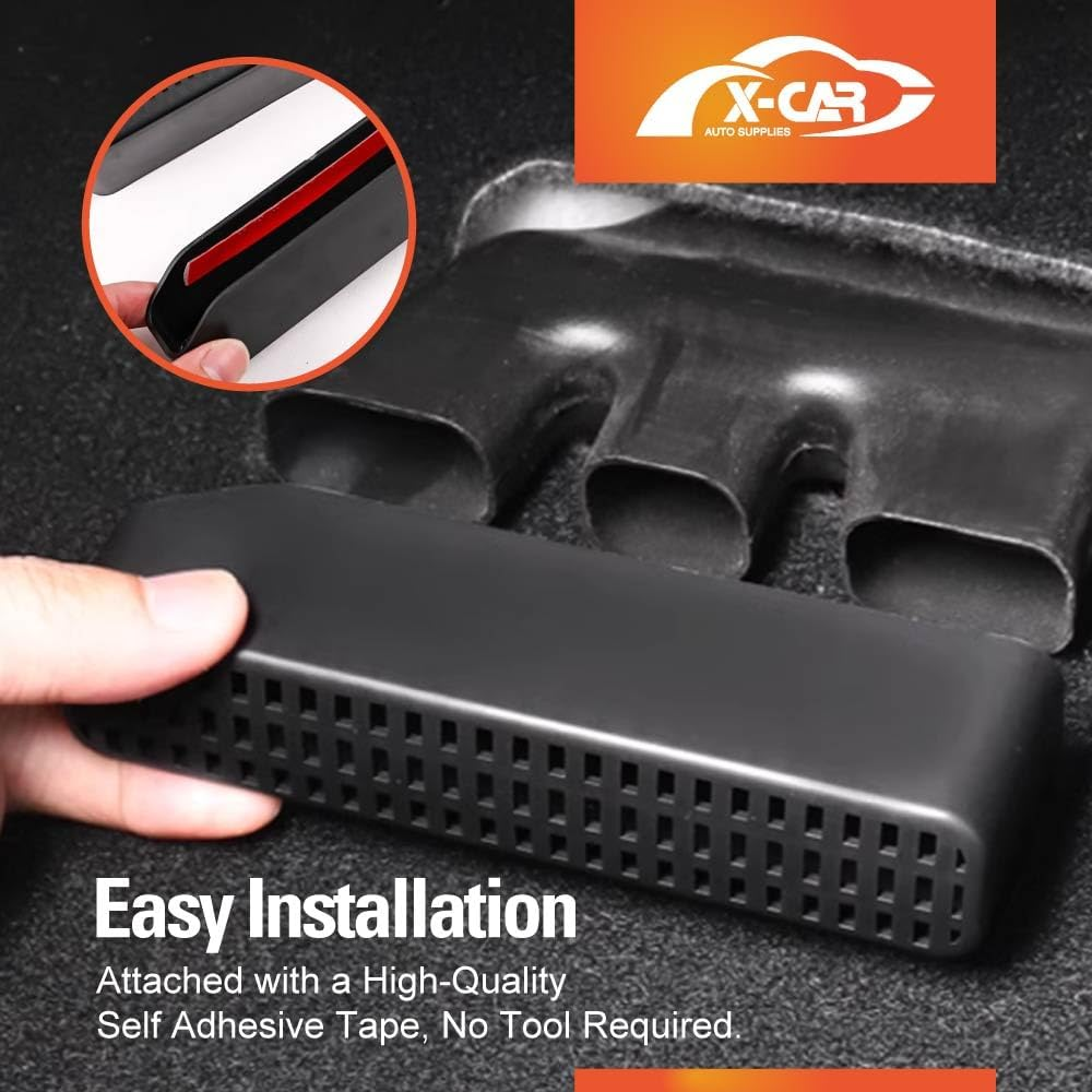 X-CAR GWM Tank 300 2022-2024 Backseat Rear under Seat Air Conditioning Outlet Vent Cover Flow Grille Protector Set of 2 image number 3