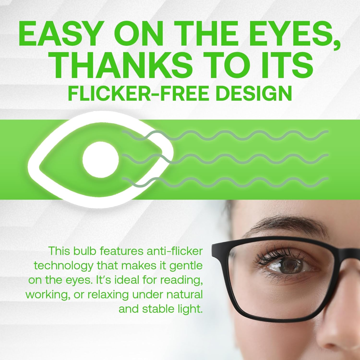 Greenandco 5 X LED Spotlights, GU10, 2.5 W, 450 Lm, 6500 K, Cold White, 36&deg;, 230 V, Flicker-Free, Energy Efficiency Class A, Not Dimmable