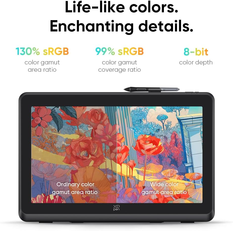 Xppen Artist 22 plus Drawing Display Digital Drawing Monitor Graphic Tablet with Screen 22 Inch