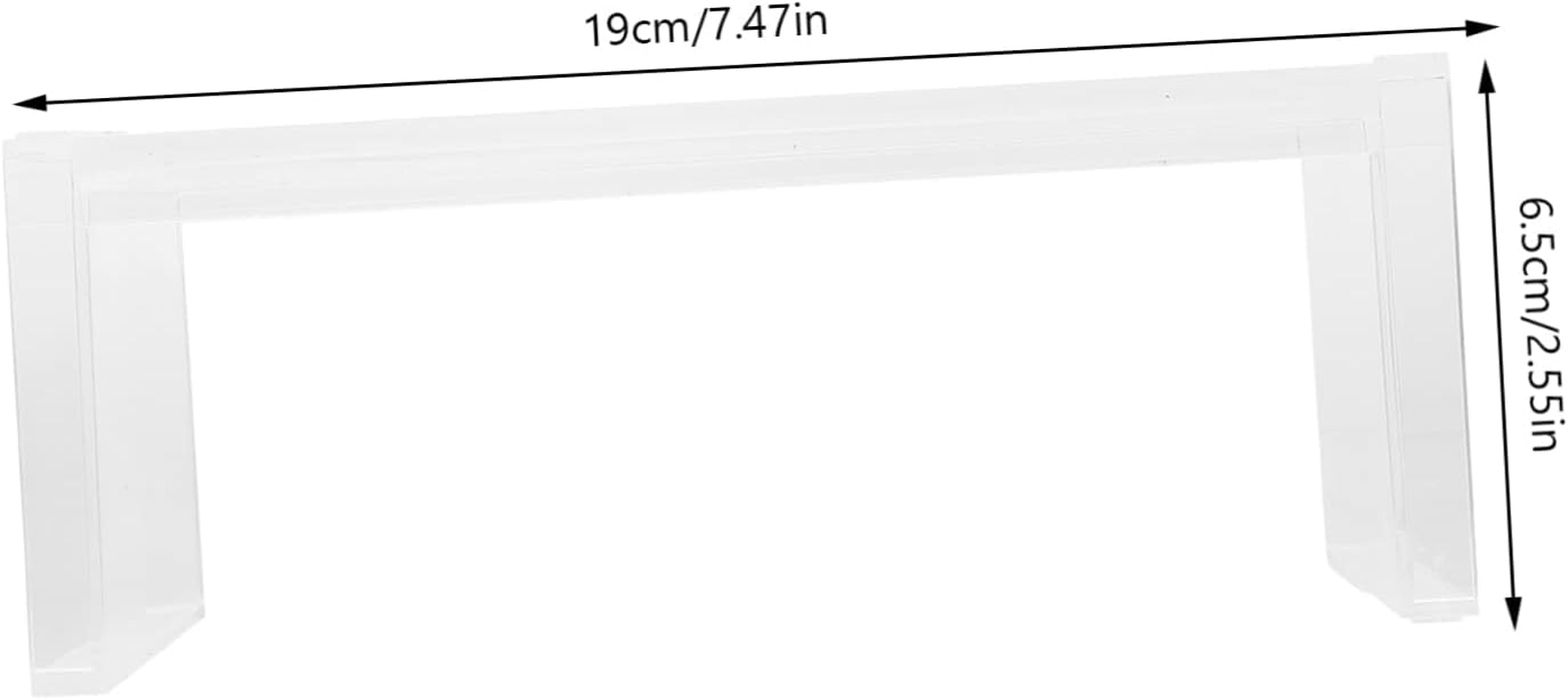 Amosfun 1Set Transparent Rack Stand Cosmetic Storage Organizer for Tabletop Display Display Organizer for Home Beauty Salons Supermarkets Elegant and Sundries image number 4