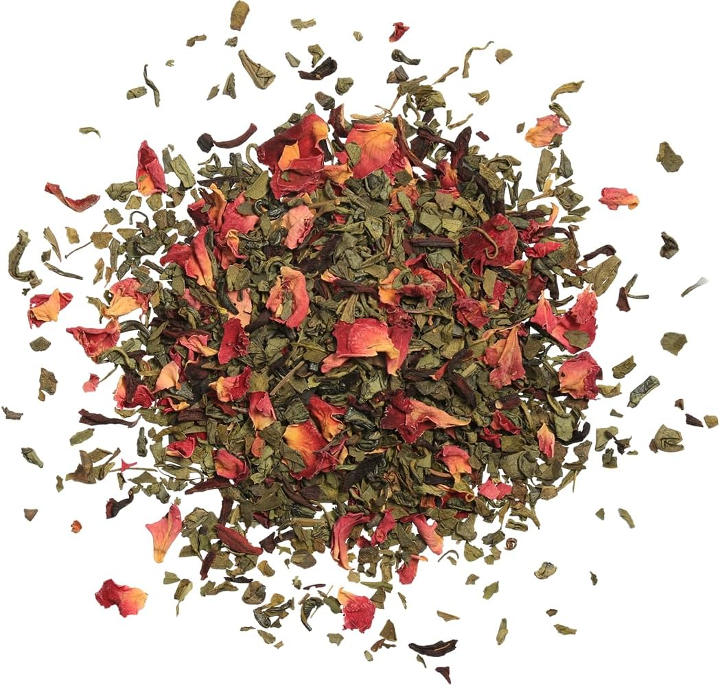 Basilur Floral Fantasy Tea Book - Luxury Tea Gift - 100G Loose Leaf Ceylon Green Tea (Peppermint, Hibiscus & Rose) image number 6