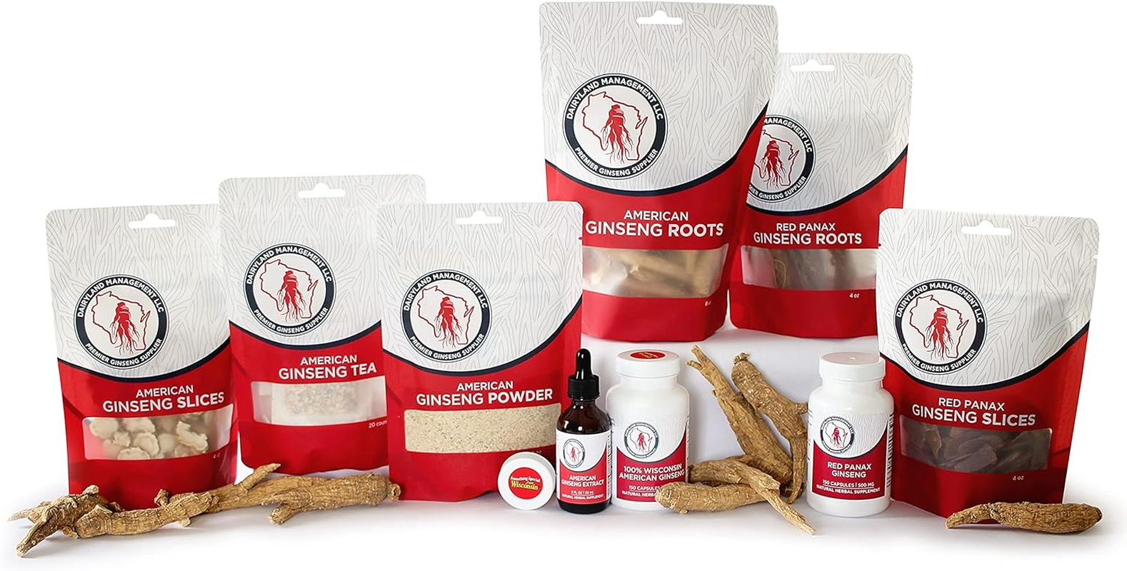 Red Panax Ginseng Powder with Natural Ginsenosides - Supports Healthy Energy, Vitality, Mood and More image number 6