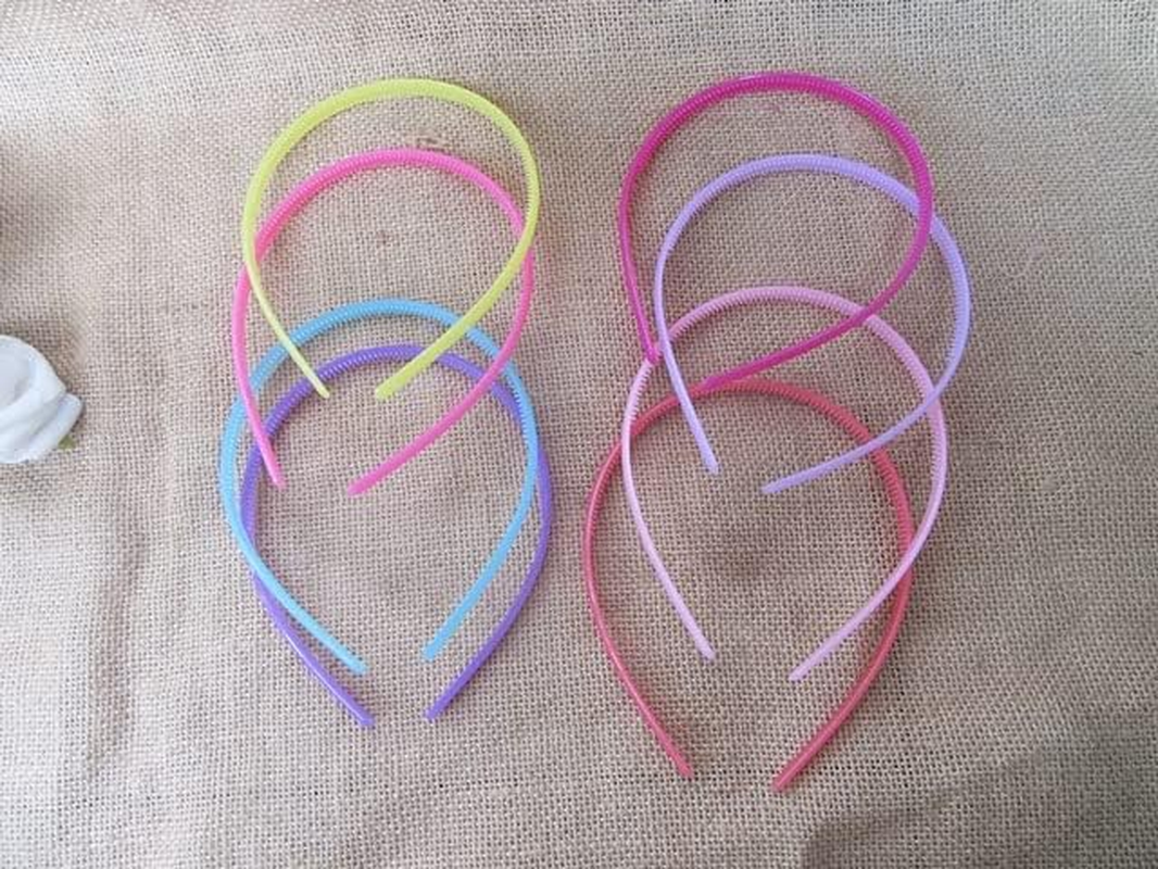 20Pcs New Thin Headbands Hair Band Hair Loop Candy Color image number 3