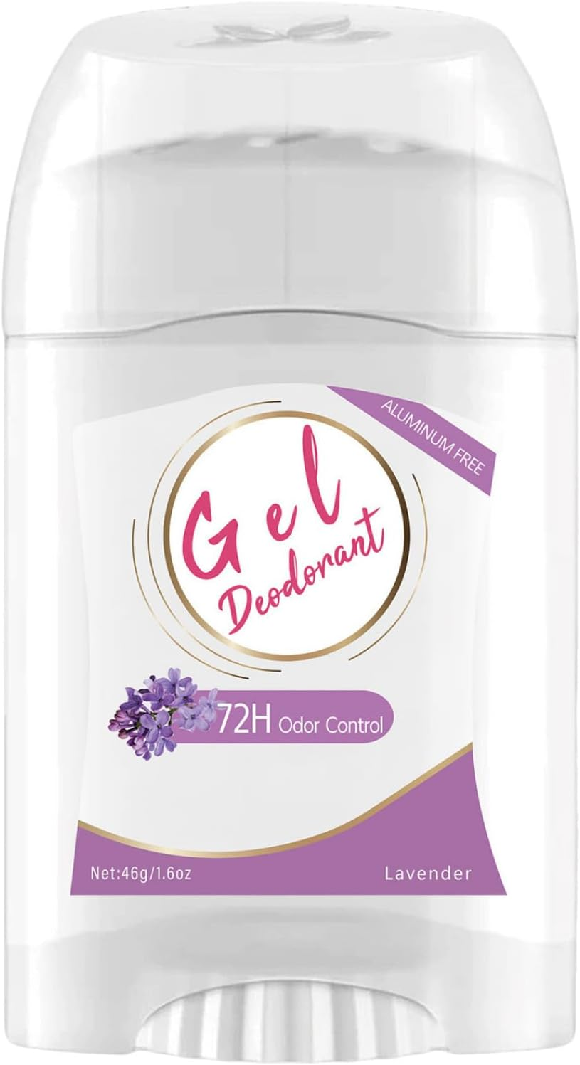 Yruioon Long Lasting Fresh Fragrance Deodorant Gel, Free from Aluminum & Alcohol Baby Powder One Size