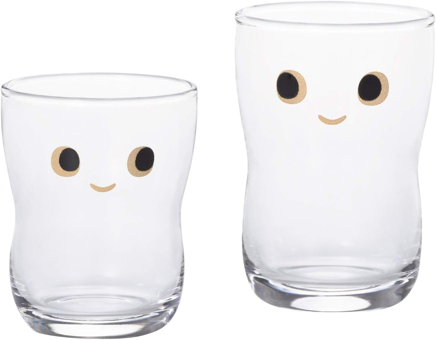 ADERIA 6305 Tsuyoko Glass Nico Clear 130 6.3 Fl Oz (185 Ml) Pair Gift Box Included, High Ball, Cup, Beer, Stylish, Glass, Sake, Tumbler, Gift, Women'S, Mother'S Day, Tableware, Father'S Day, Couple,