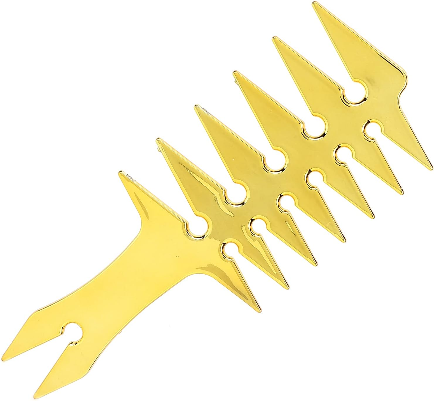 Jiawu Double -Sided Hair Comb Retro Design Hairdresser Comb for Men for Portable Use Absurd 1 X Hair Ideal for Use (Black)