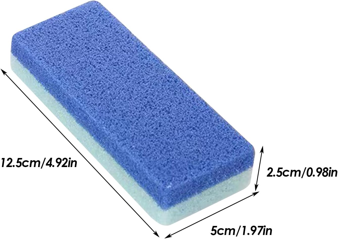 Gupcaqosjw Feet Pumice Stone - Feet Scrubber Stone Pedicure Tools 4-Piece | Scrubbing Tools Cleaning Sponge for Spa Soak Salon Repair Daily Shower Travel Women image number 4