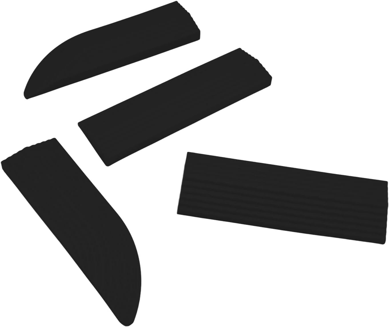 Rubber Wheelchair Threshold Strip Non Slip Threshold Ramp for Vacuum Cleaner Robot Durable Universal Door Sill for Sweepers, Electric Scooters, with Accessories & Parts - Grey image number 6