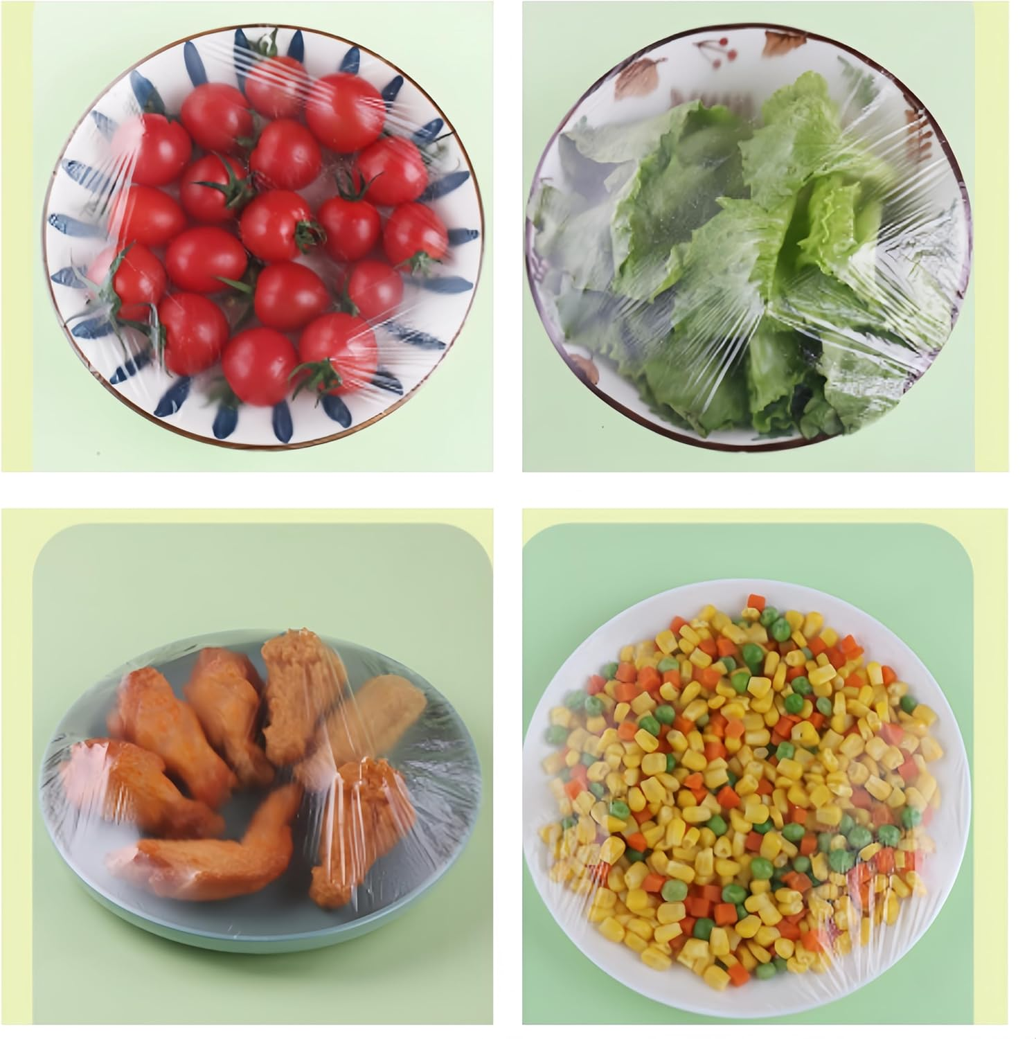 Ai-Oumleef Bowl Covers,100Pcs Shower Caps for Sourdough Bread, Covers Bread Proofing,Reusable Bowl Covers for Bread Proofing, Bread Cover for Rising, Covers for Bowls with Elastic image number 3