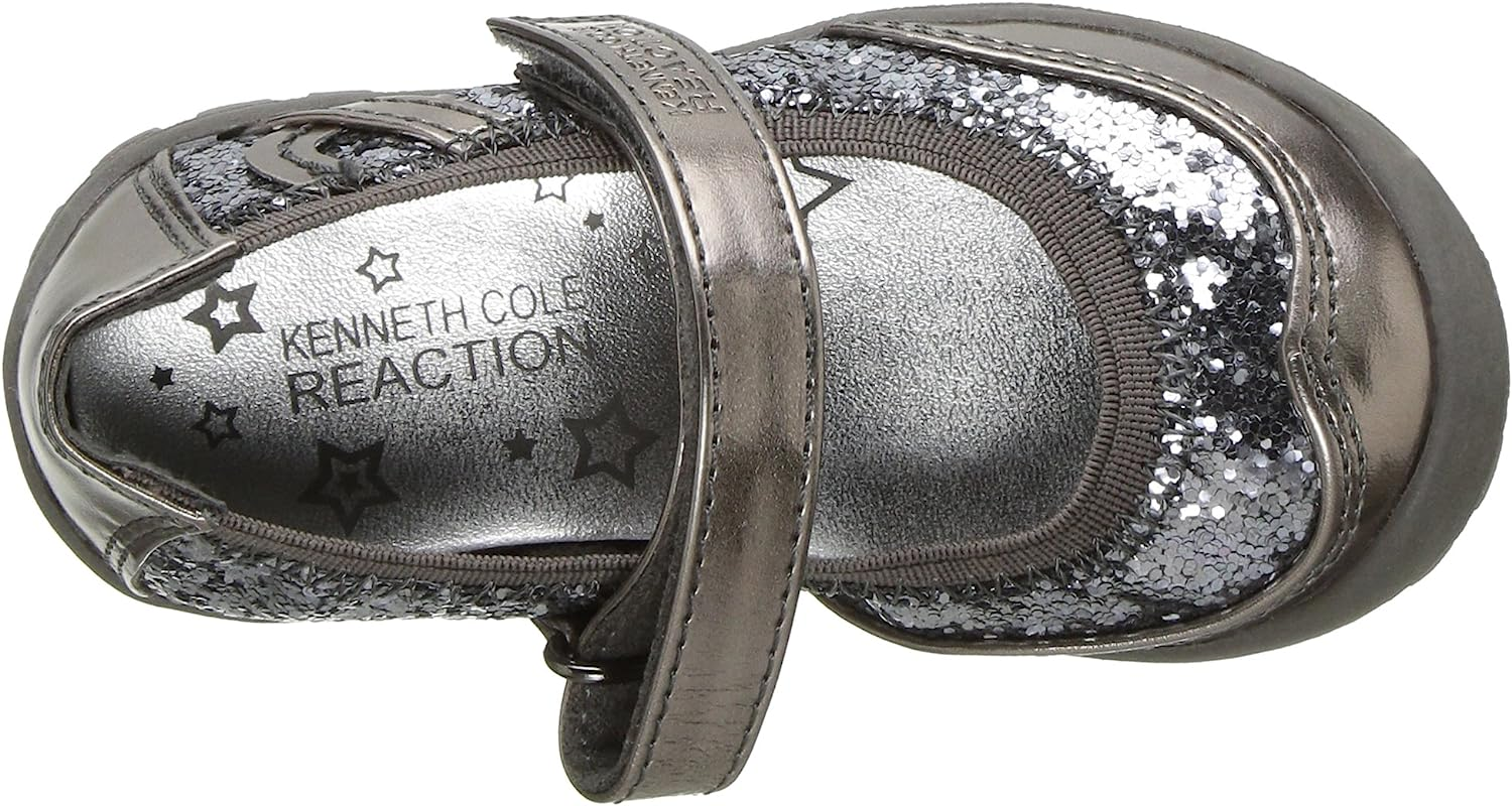 Kenneth Cole Reaction Baby Girls' Leave My Bark 2 (Toddler) - Pewter - 5 Infant image number 1