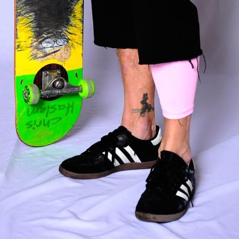 Tat2X Ink Armor Premium Lower Leg Tattoo Cover up Sleeve - No Slip Gripper - U.S. Made