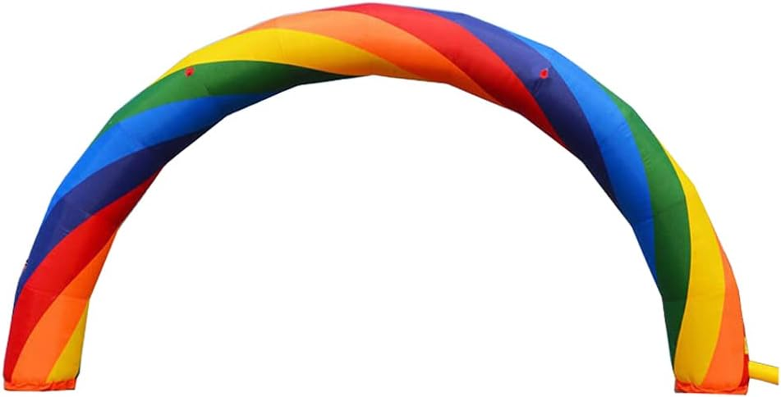 Inflatable Rainbow Arch 20Ft X 10Ft Advertising Party Celebration Garden Decoration Arch Strengthen PU Coated Oxford for Event Entrance Rental Advertisement image number 1