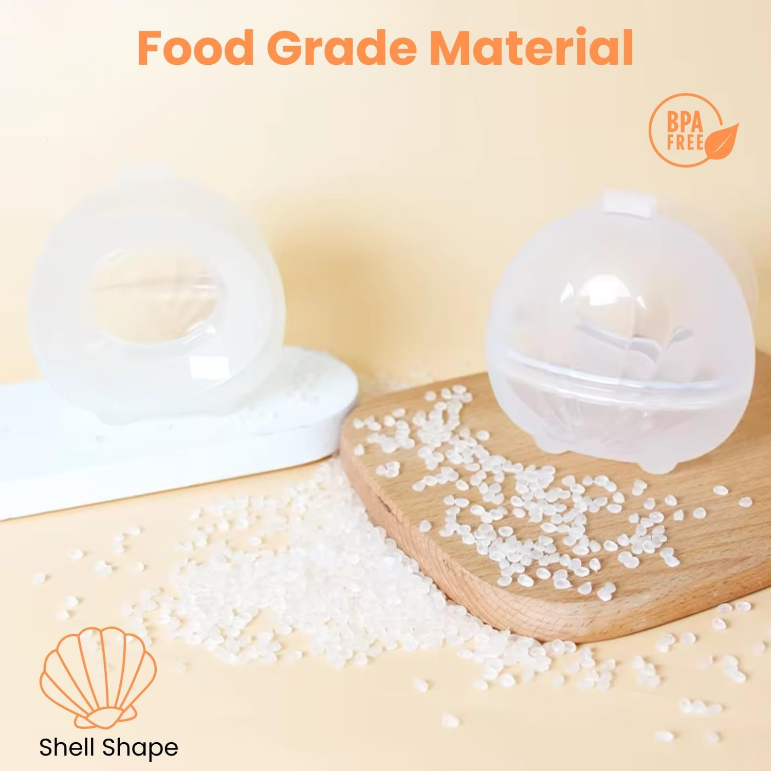 Breast Milk Collectors for Breastfeeding Mothers | Soft Silicone Breast Shells | Reusable Nursing Cups to Collect Leaks | Comfortable, Hands-Free, Eco-Friendly Milk Saver for Nursing Moms image number 2