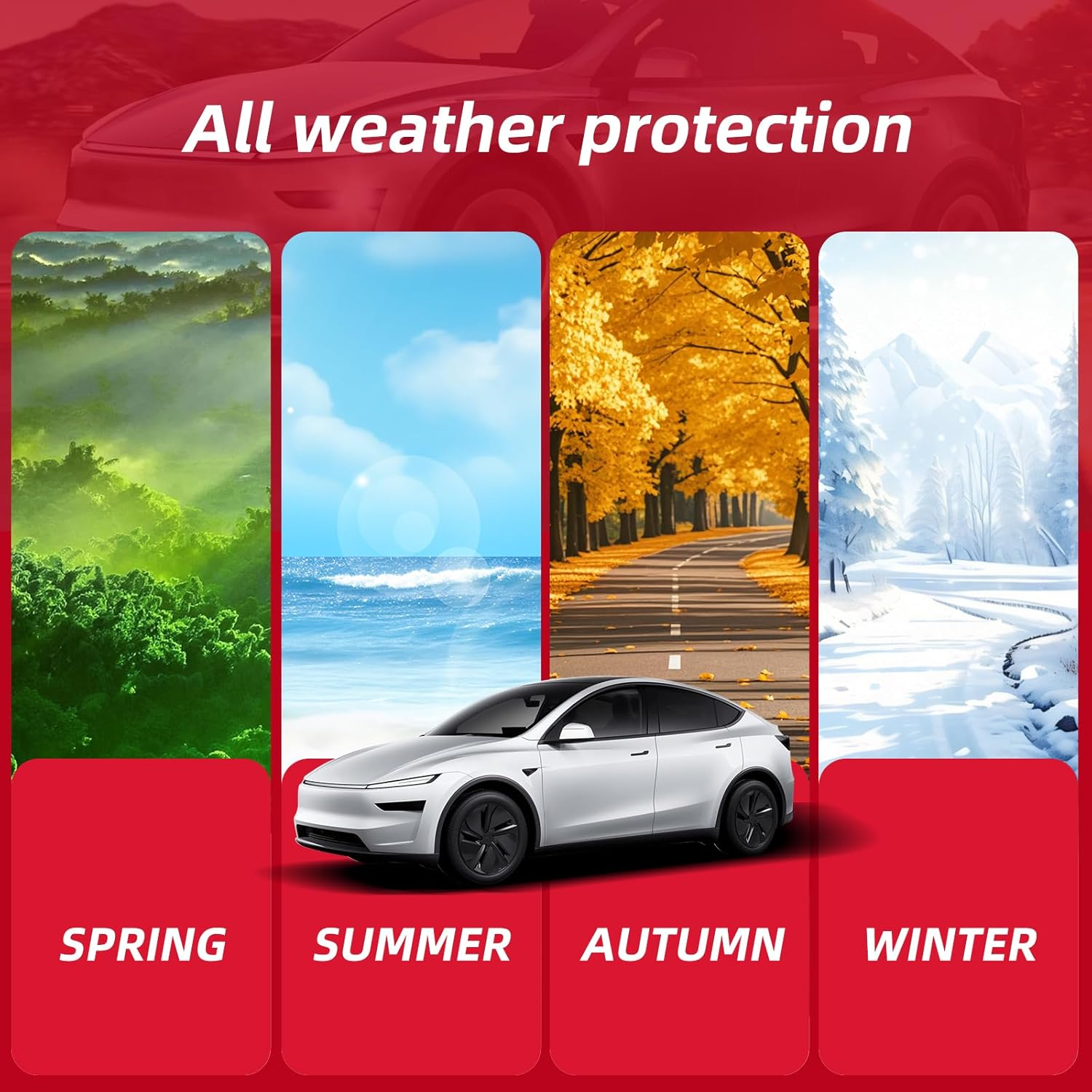 Rear Trunk Lower Storage Mat for 2025 2026 Tesla Model Y Juniper 5 Seater TPE Cargo Liner Car Mats Accessories image number 4