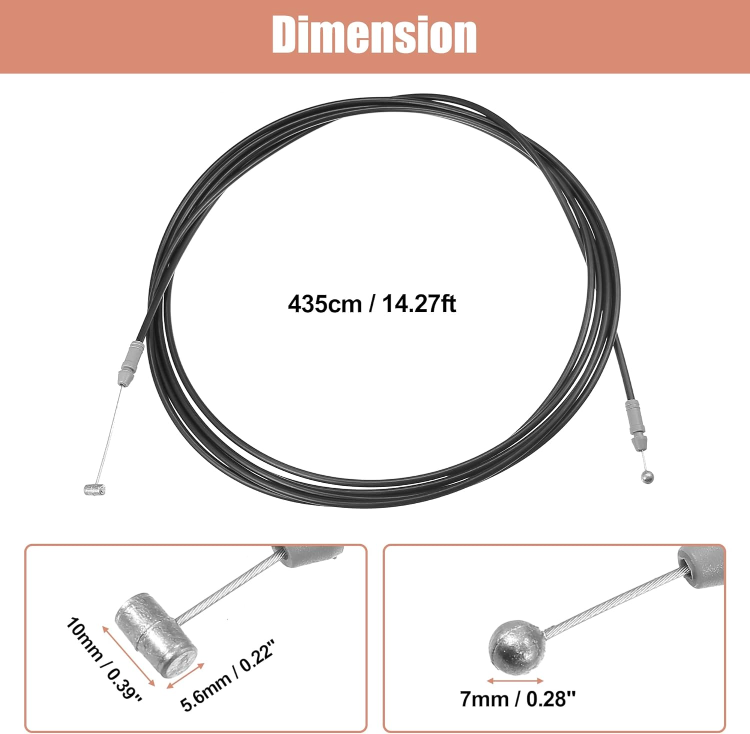 X AUTOHAUX Trunk Lock Latch Release Cable for Toyota Corolla 2009-2013 Deck Lid Release Cable 64607-12870 Car Luggage Door Lock Control Cable Tailgate Release Cable Replacement 14Ft Plastic