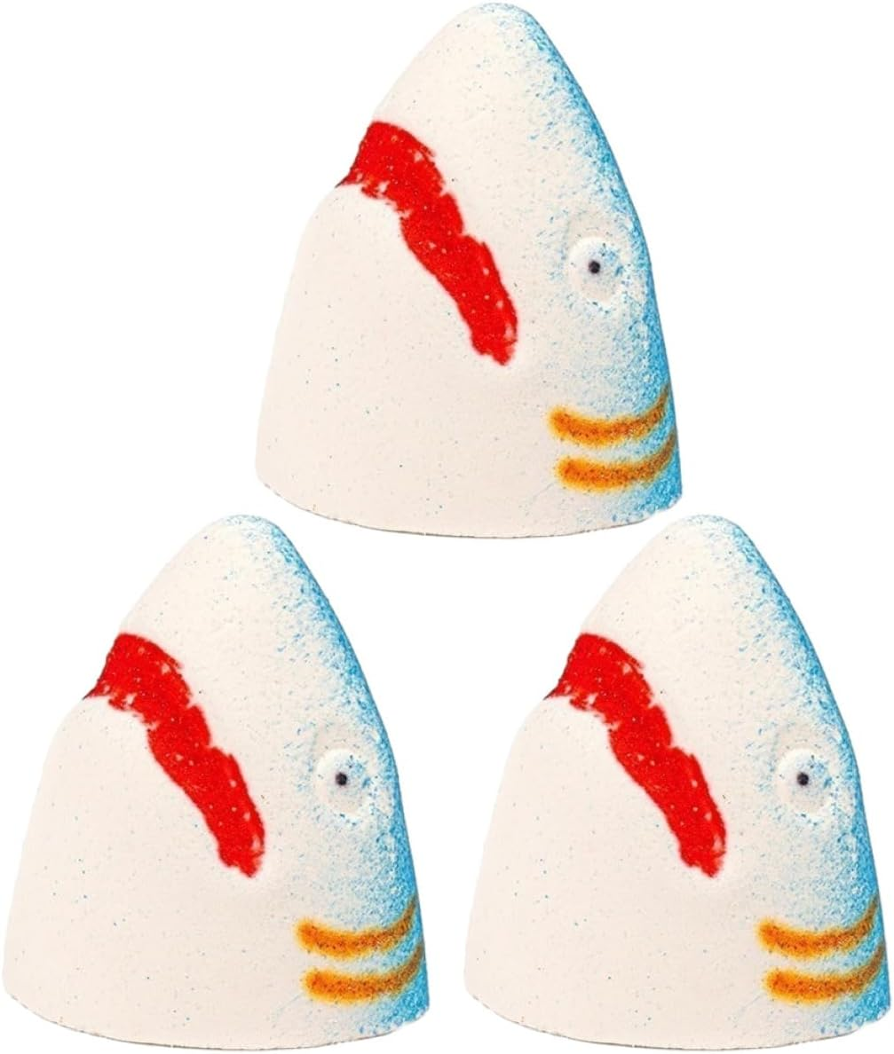 3Pcs Natural Bathing Bomb Shark Bubble Bath Salt Bomb Skin-Friendly Bath Salt Fragrance Bathing Travel-Friendly for Family Friends image number 4