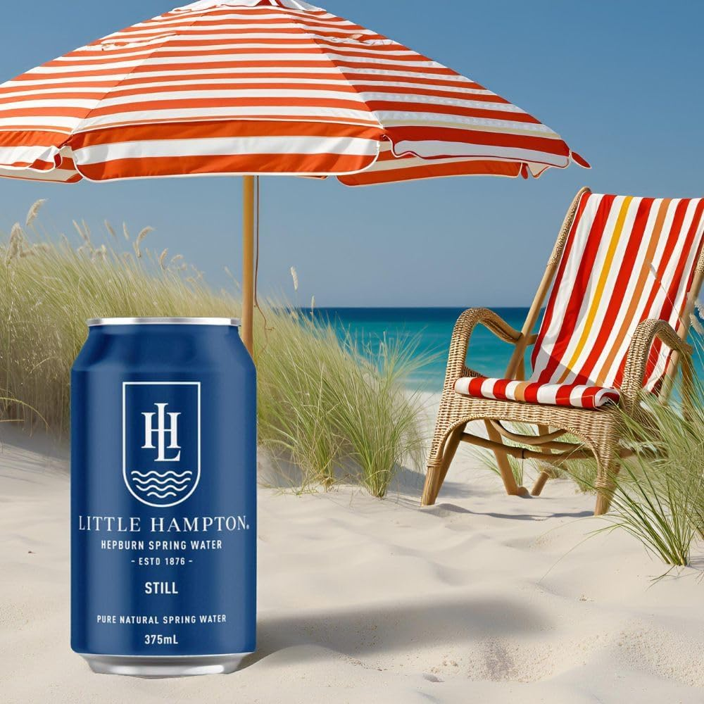 Little Hampton Natural Spring Water, Still, 375Ml Cans, Pack of 10. Hepburn Region, Victoria image number 3