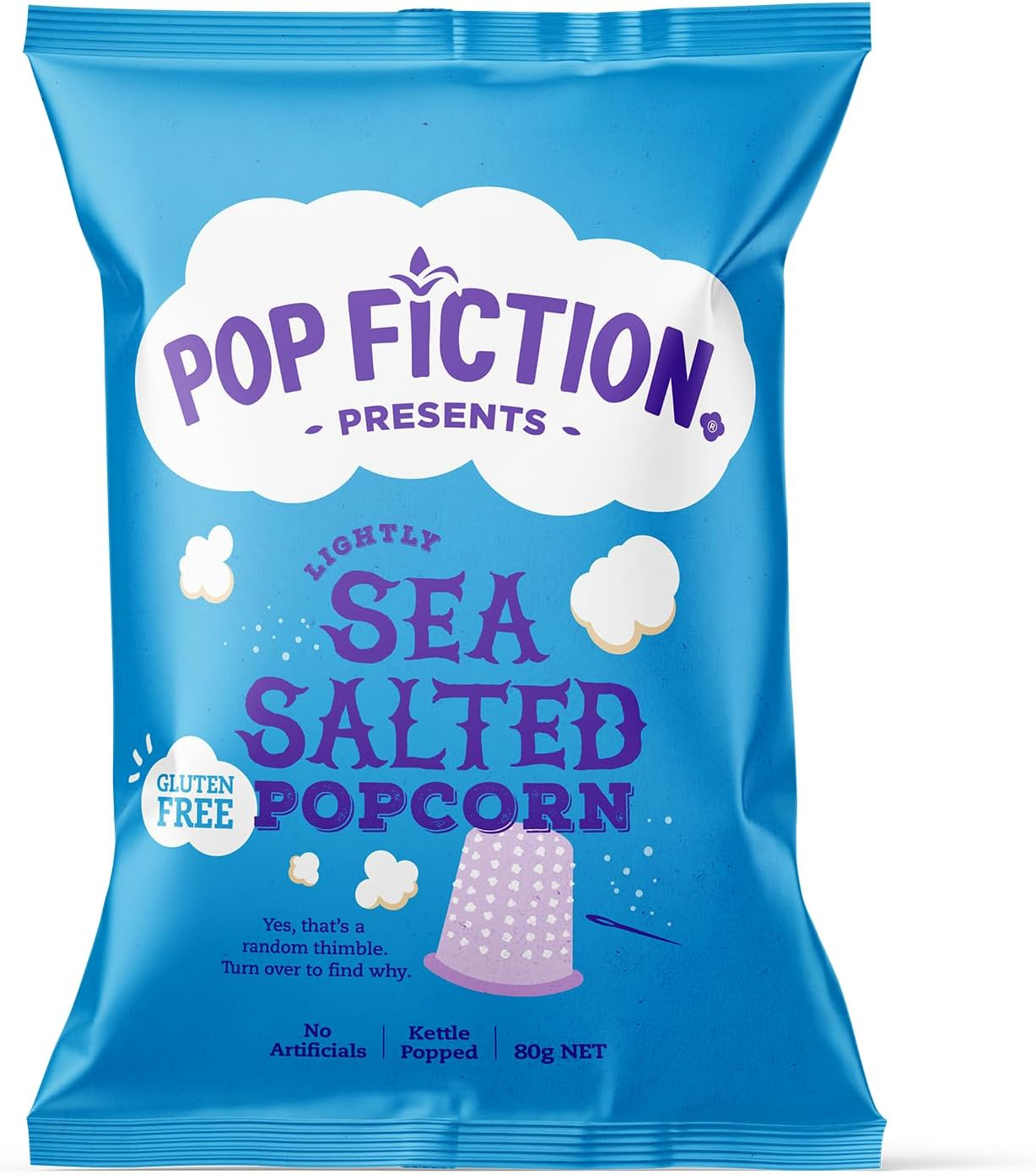 J.C.'S Quality Foods Pop Fiction Lightly Sea Salted Popcorn, 80 G image number 5