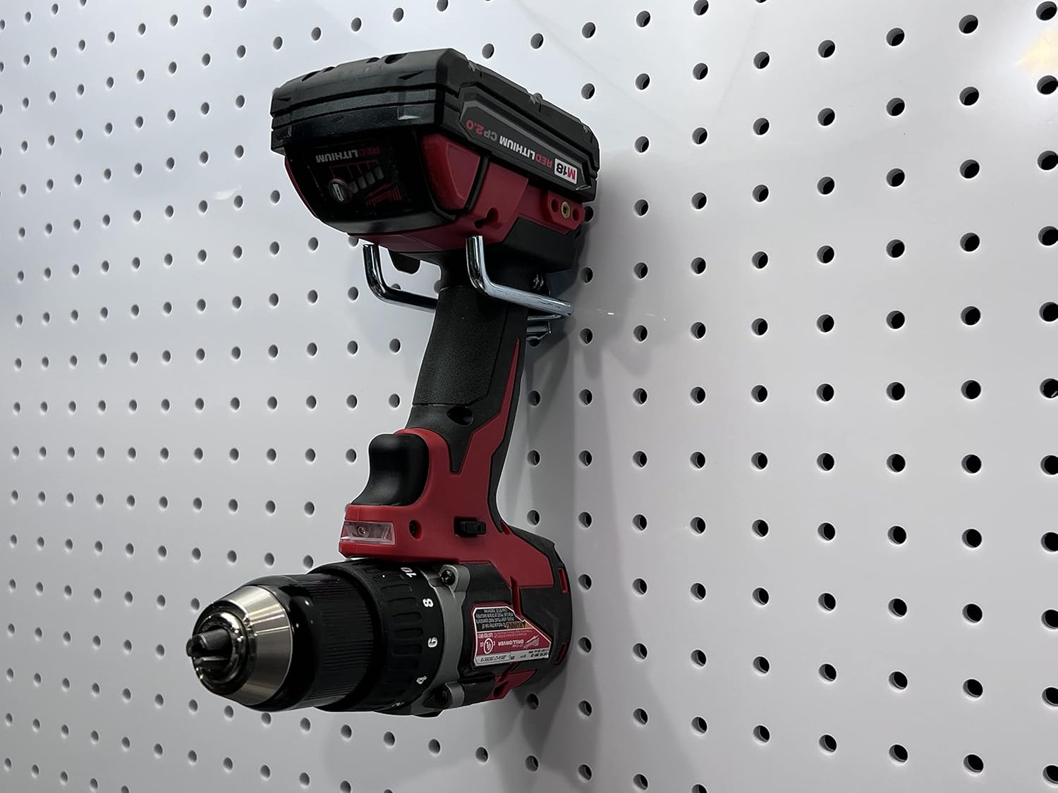 Triton Products Durahook Double Rod Pegboard Hooks for Wall and Garage Organization- 80 Degree Bend, 2 3/4 Inch, Pack of 10 image number 5