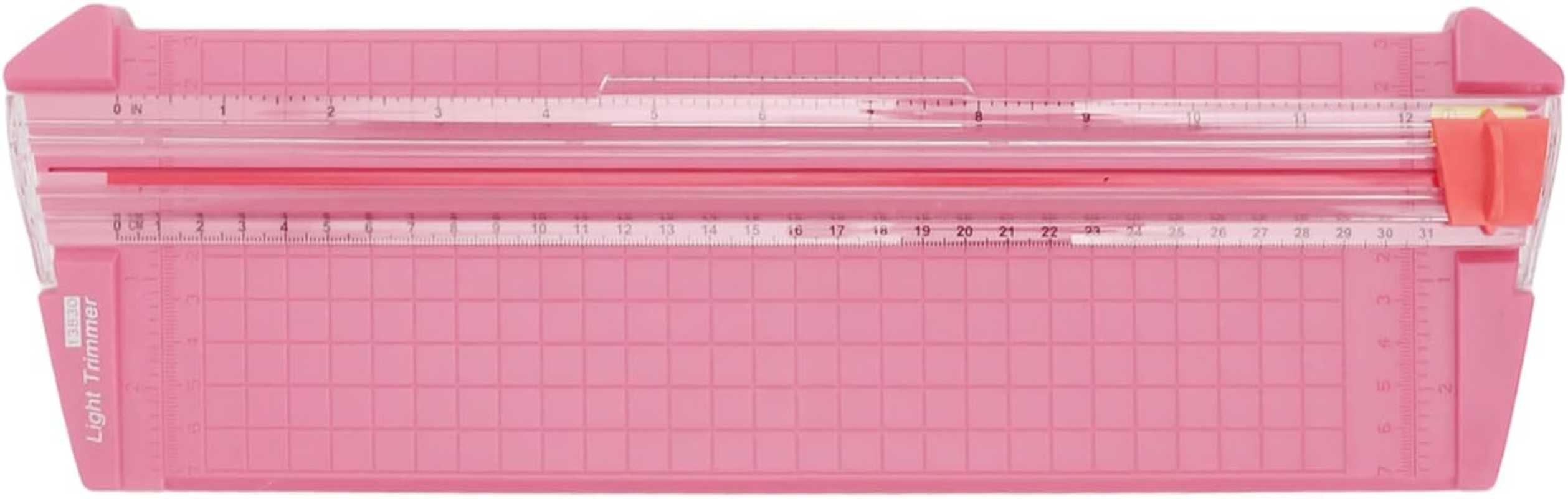 Small Paper Cutter Photo A3 Paper Knife Cutting Lightweight Number of Pages 10 for Pieces A3 Paper Picture Paper for Precision Trimmers (13830 Rose Red) - 13830 Azure Blue image number 7