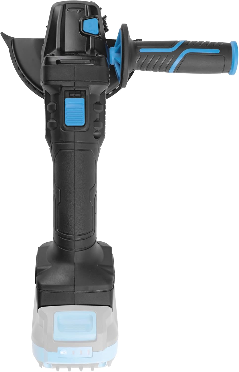 H&Ouml;GERT TECHNIK Cordless Angle Grinder 125 Mm, 18 V Brushless Motor, 8000 Rpm, Tool-Free Protective Devices, Two-Stage Switch, Metal Gear + Promo 2.0 Ah image number 2