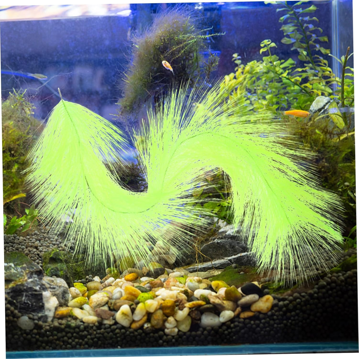 Balacoo Fish Breeding Grass with Stainless Steel Core Fish Tank Brush for Egg Hatching and Aquatic Pet Spawning Reliable Aquarium Hideout and Aquaculture image number 6