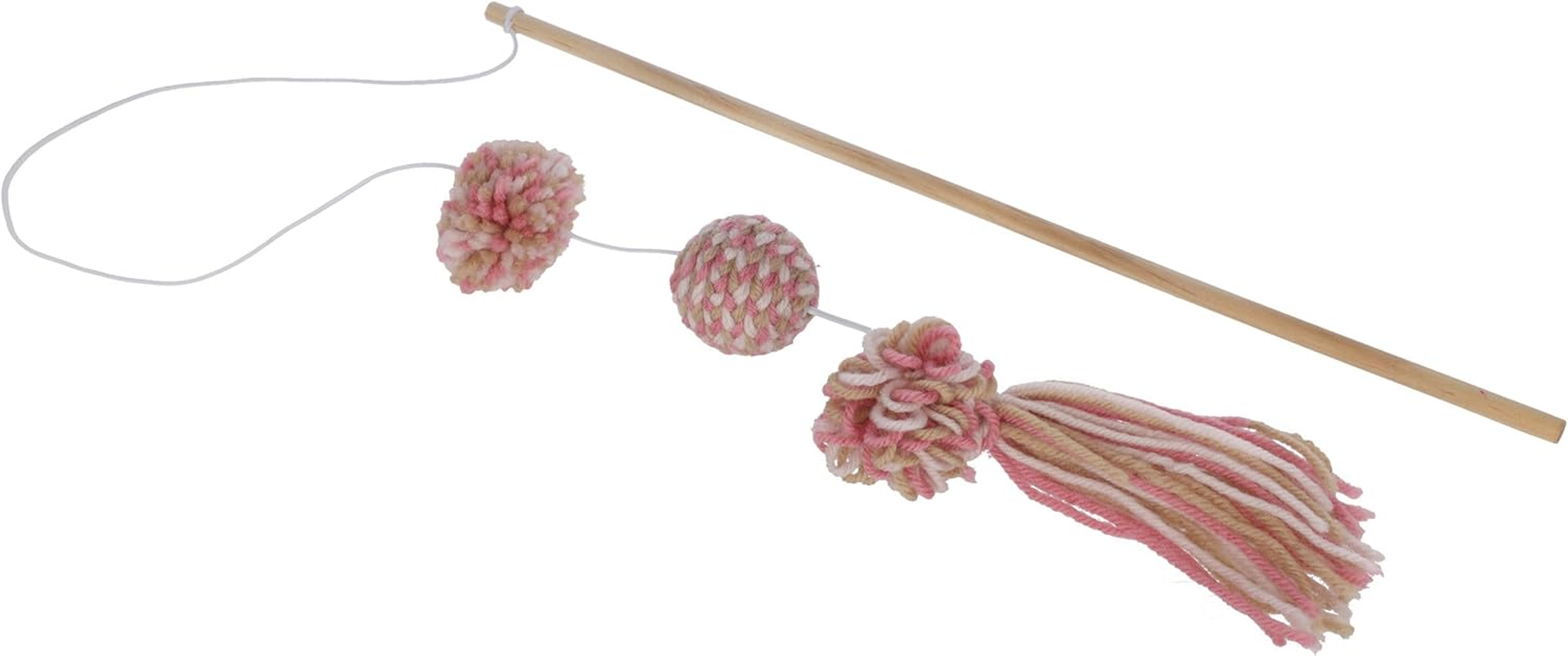 Kerbl 80485 Cat Toy Cuddle (Cat Toy with Shaggy Threads, Made of Polyester, 6 Pieces, L X W 40 X 5 Cm, Toys, Cat) image number 1