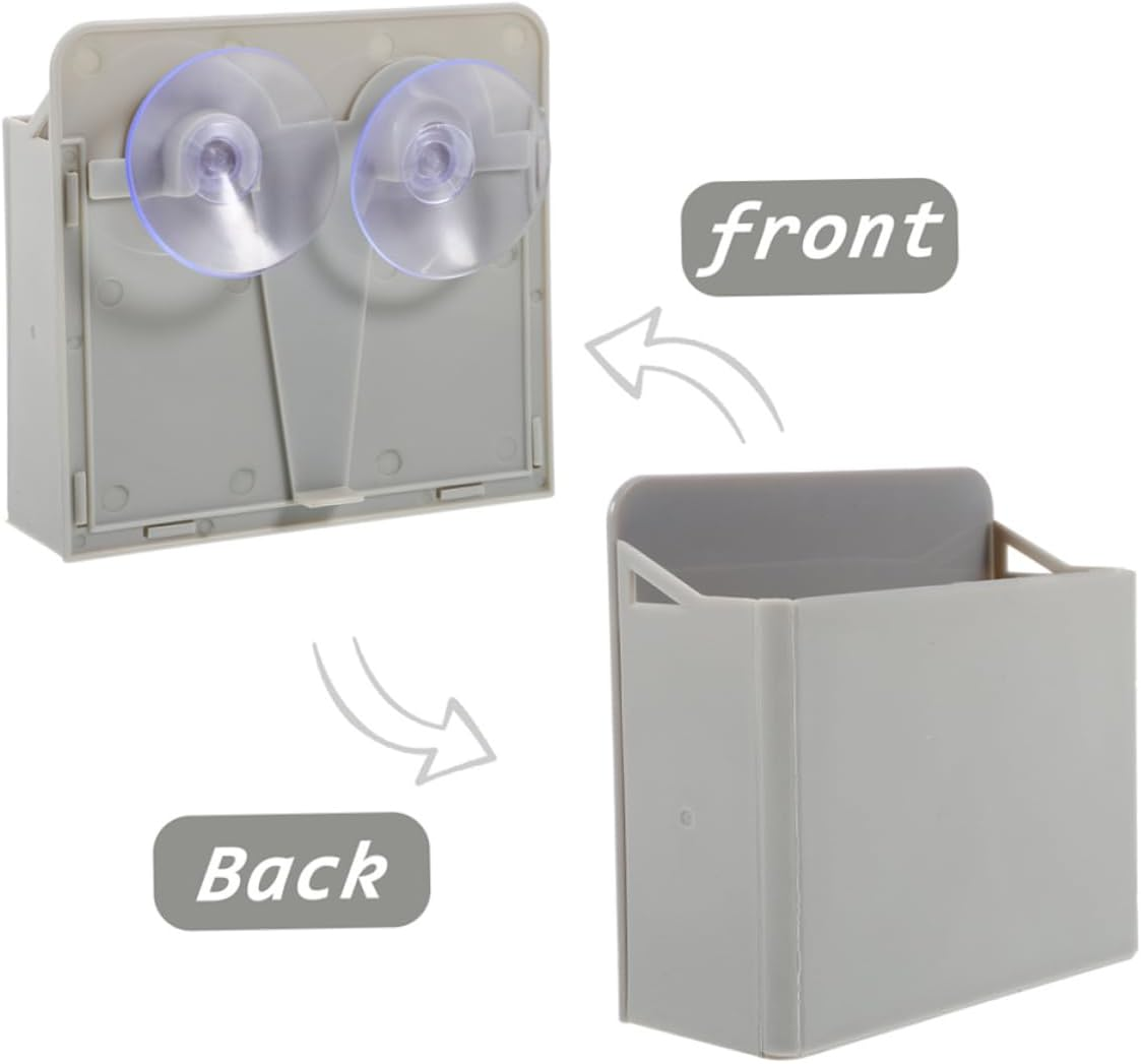 Tofficu 8Pcs Suction Cup Pencil Case for Whiteboard Pen Holder Organizer Includes Board Holder Marker for Wall Office Desk Accessory image number 3