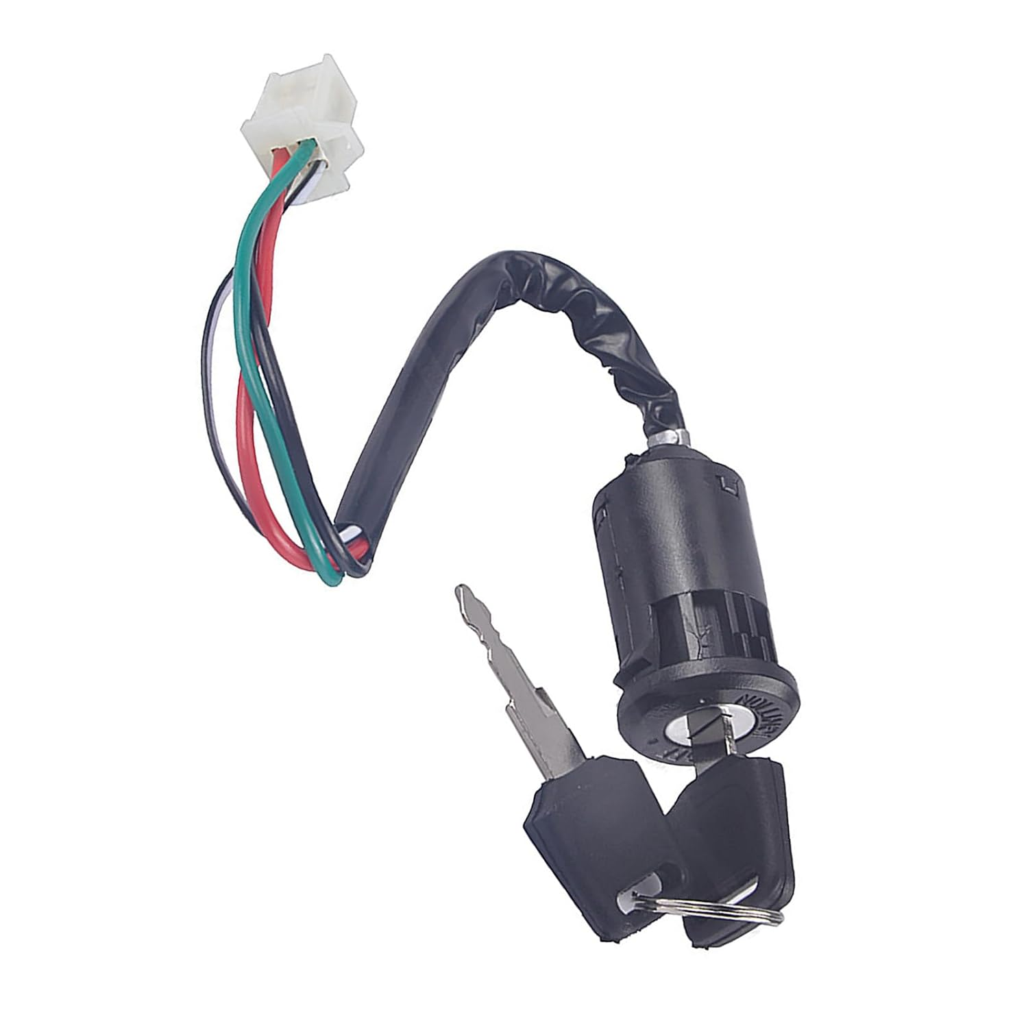 Lock Key, 4-Wire Ignition Switch Lock Key for Quad ATV Go Kart Pit Dirt Bike Moped Scooter image number 3