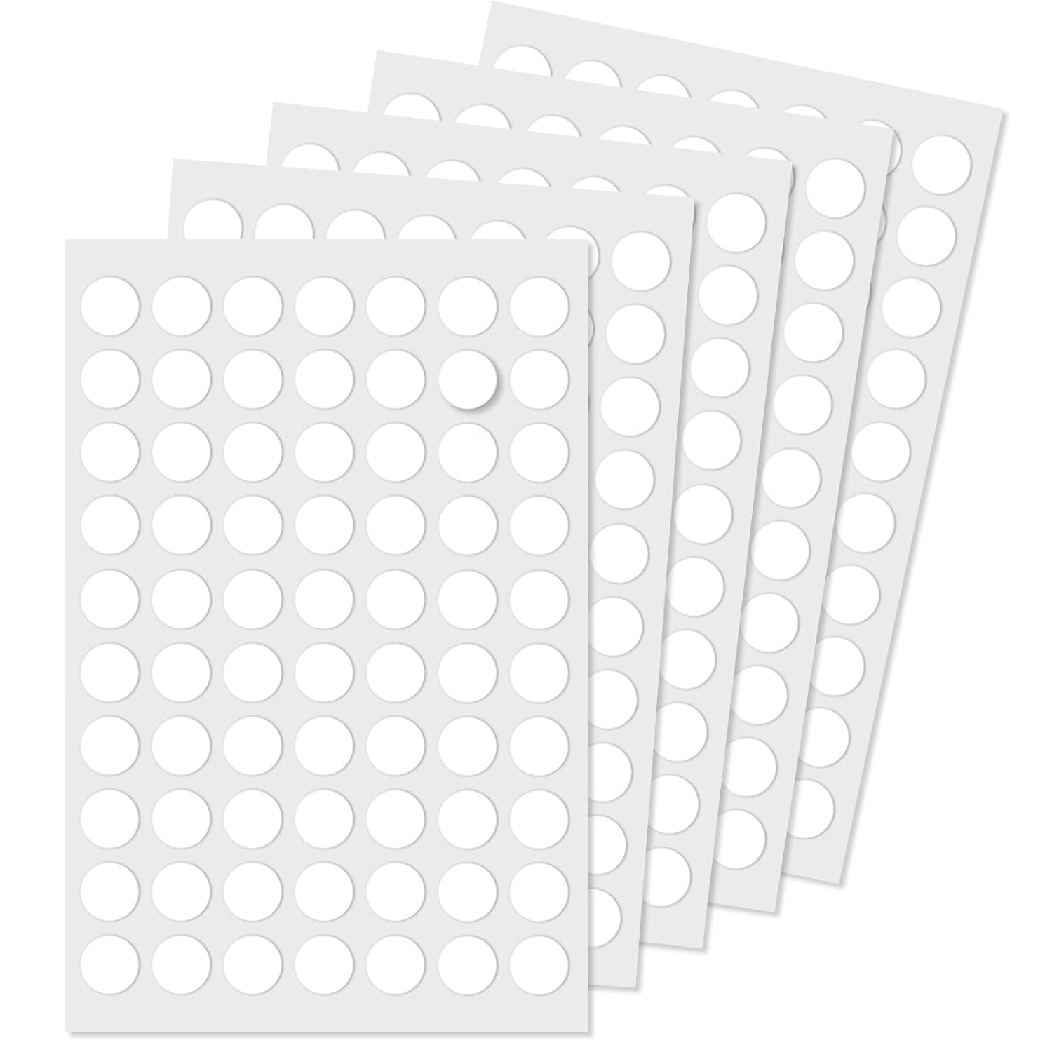 350 Pcs Double Sided Sticky Dots Clear Removable round Adhesive Stick Dots Putty Stick Tack Tape Mounting Putty Stickers for Walls Hanging Pictures Poster Crafts Balloons Festival Party Decorations image number 2