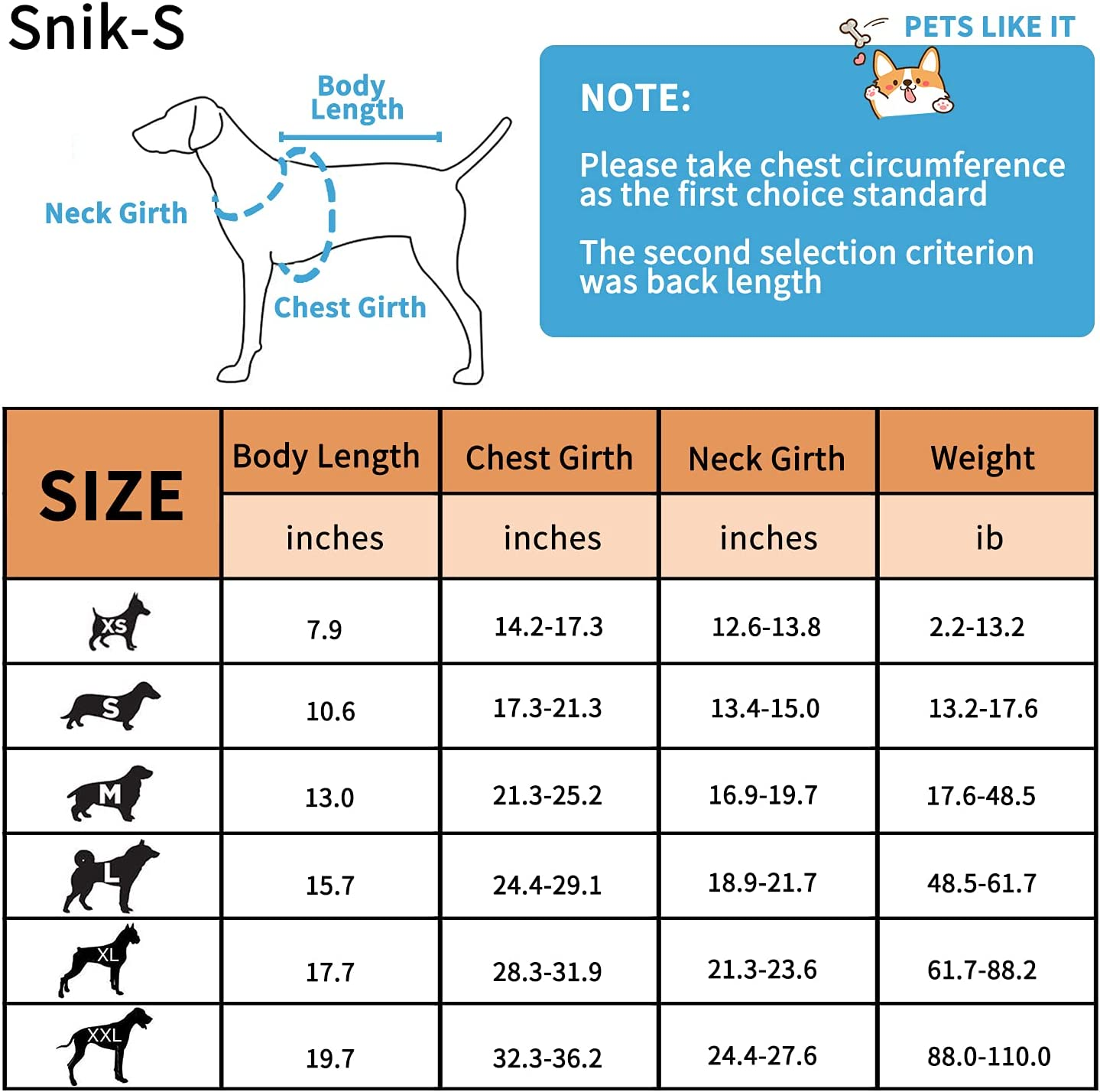 Snik-S Dog Life Jacket- Preserver with Adjustable Belt, Pet Swimming Shark Jacket for Short Nose Dog (Pug,Bulldog,Poodle,Bull Terrier,Labrador) (XS, Blue) image number 4
