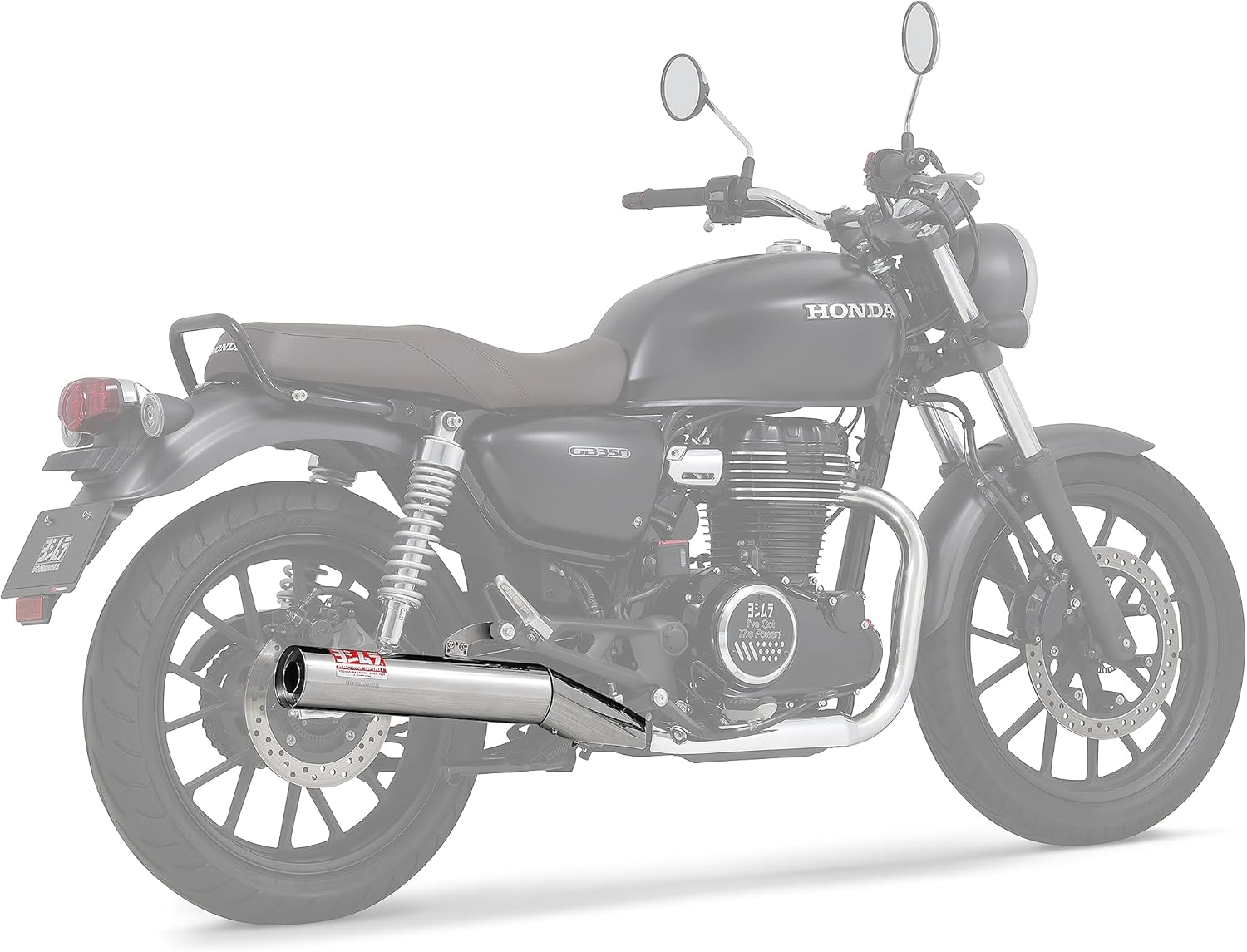 Yoshimura Slip-On GB350 (21-23) Straight Cyclone, Government Certified, YOSHIMURA 110-47G-5650 image number 5