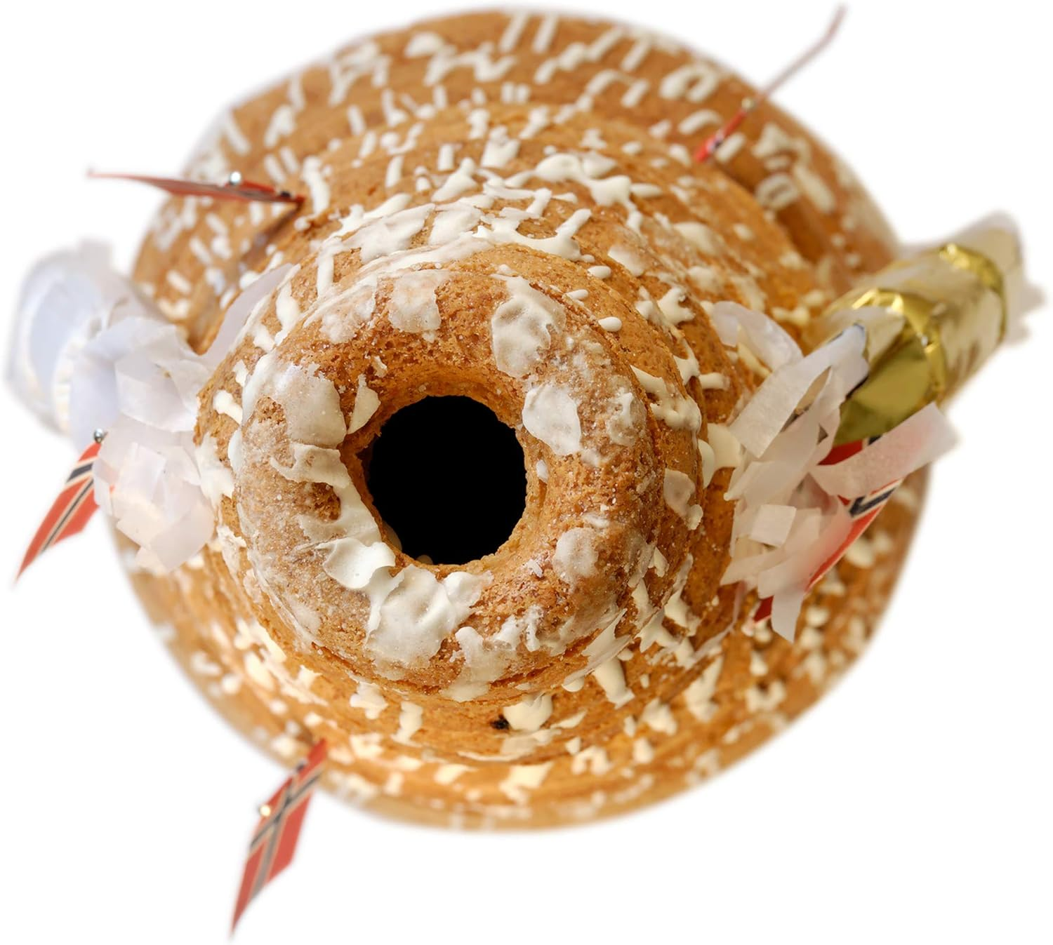 Fox Run Non-Stick Kransekake Mold, 1.75 X 8.75 X 8.75 Inches, Black