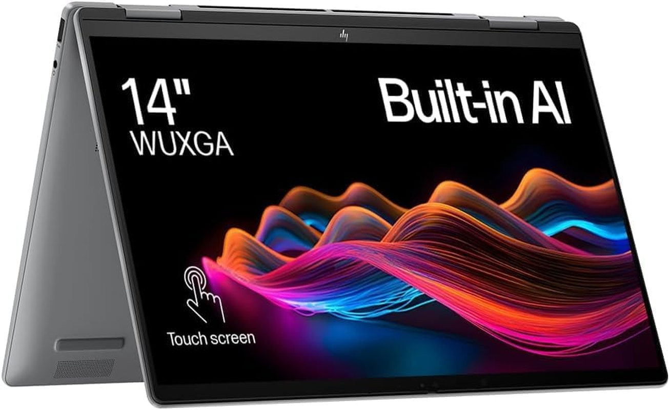 HP Envy X360 2-In-1 Laptop 16', 2K Touch Display, Built-In AI, Intel Core Ultra 7 155U Processor, 16GB RAM, 512GB SSD, Intel Graphics, Windows 11, Convertible, Long Battery Life, Silver, 9V361PA image number 3