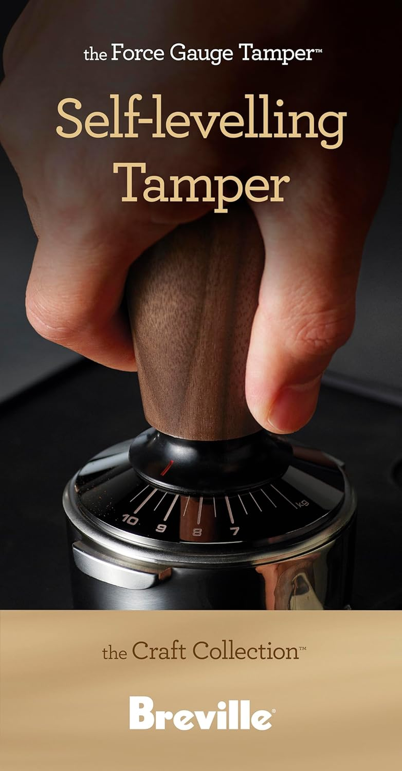 Breville the Force Gauge Tamper, 58 Mm, Walnut, BEA302WLW image number 1