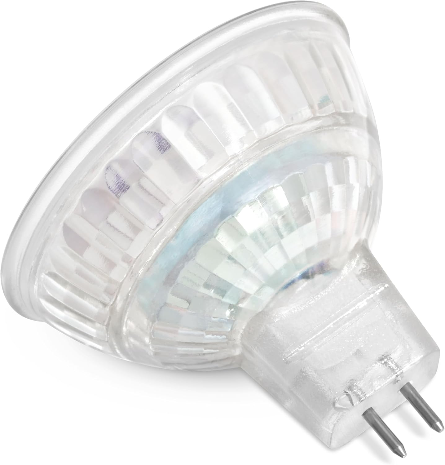 Greenandco 10X MR16 GU5.3 | Dimmable | Replaces 45W | Warm White 3000K | CRI 90+ | 6.5W 510 Lm | 38&deg; | Flicker-Free | COB LED Spot | 12V AC/DC image number 3