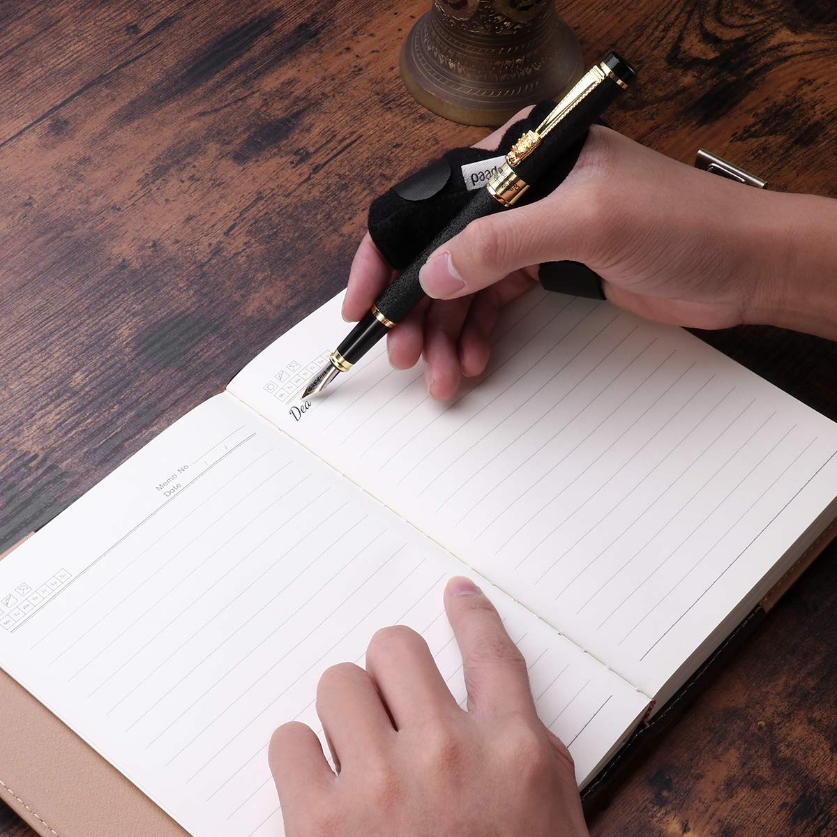 Splint Built-In Aluminium Support Adjustable Brace for (Black) image number 6