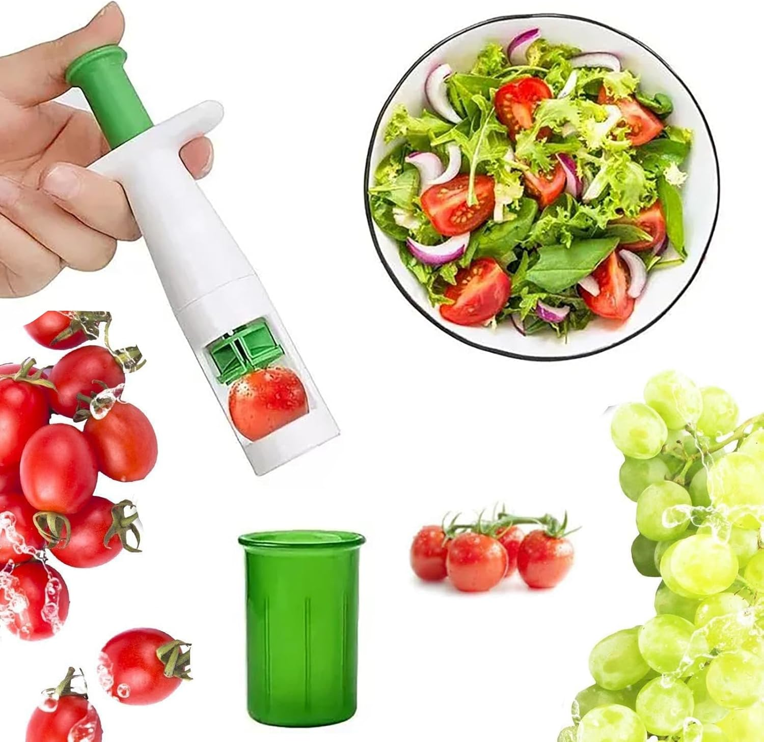 Grape Cutter Slicer Tomato Slicer - Kitchen Gadget Tool Auxiliary Baby Kitchen Food Vegetable Fruit image number 6