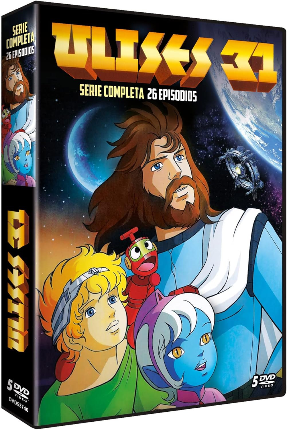 Ulysses 31: Complete Collection 5 DVD Spanish Release Plays in English / 1981 Uch&ucirc; Densetsu (Ulysse 31) (TV Series) image number 1