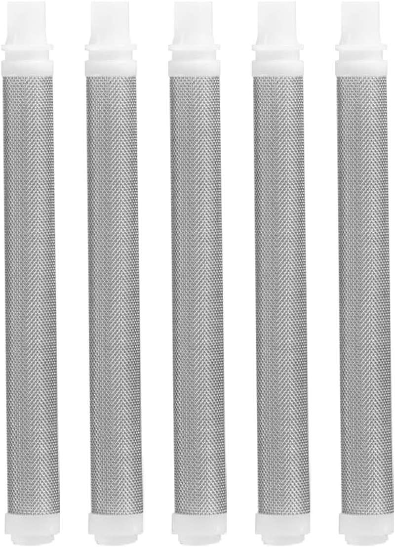 5 Pcs Airless Spray Gun Filters, 60 Mesh, Replacement for High-Pressure Airless Paint Spray Gun Accessories, Push-On Type image number 1