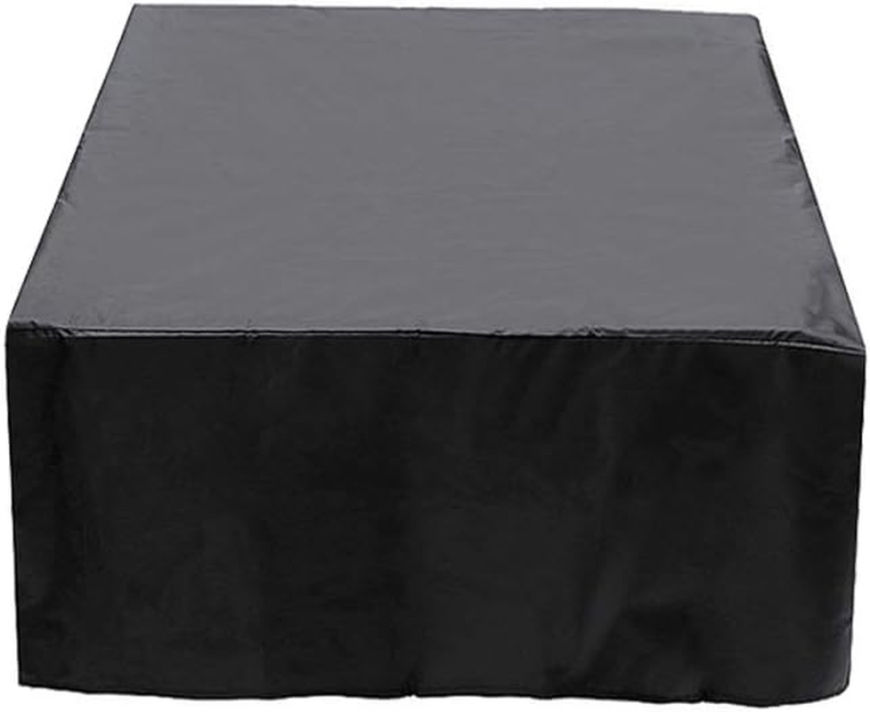 FLR 79&rdquo;L X 79&rdquo;D X 33&rdquo;H Hot Tub Cover Outdoor SPA Covers Swimming Pool Waterproof Dust Proof Cover (Black, 91X91X35 Inch) image number 5