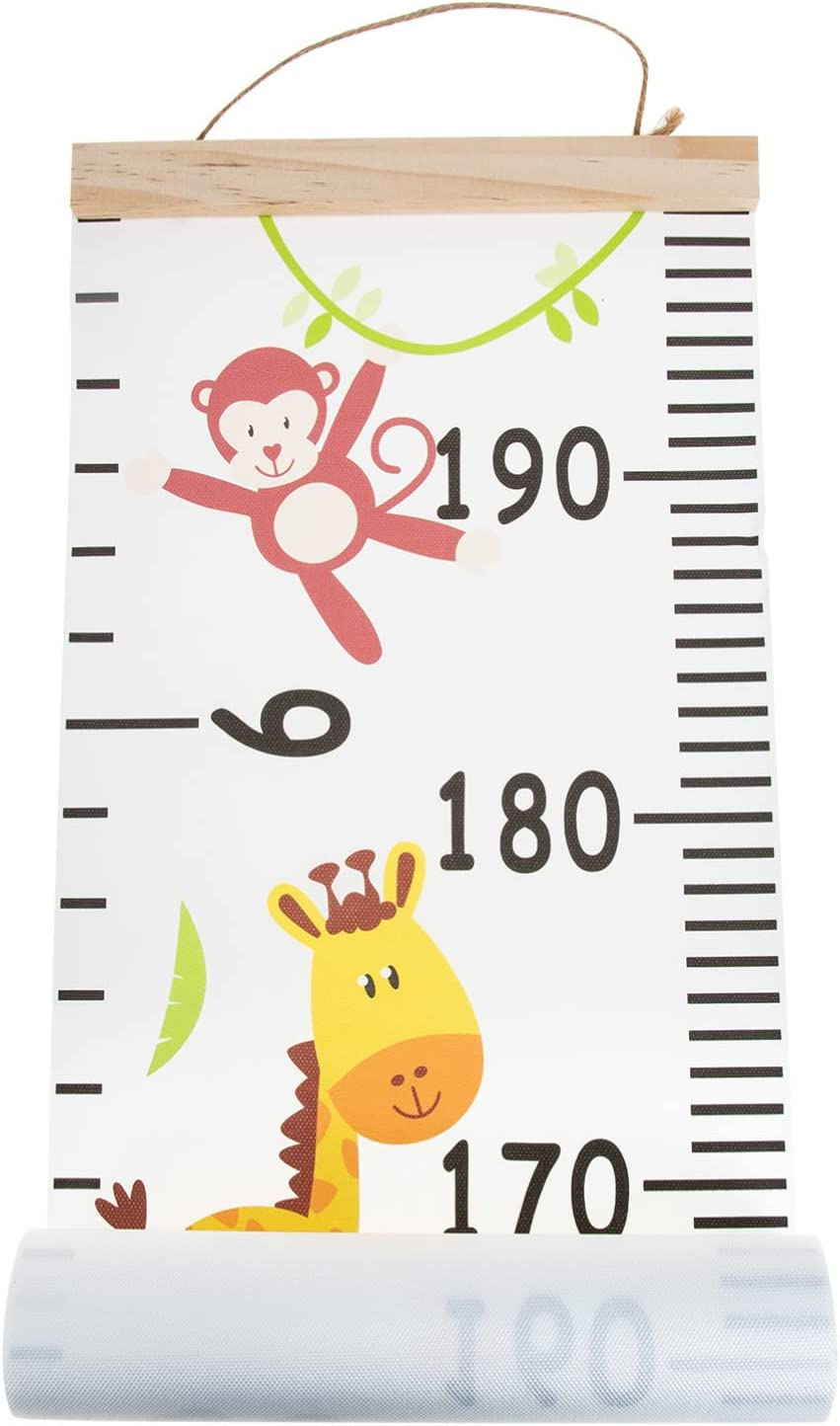 Alipis Baby Height Chart Wall Ruler Canvas Growth Chart for Kids Nursery Height Measurement Tracking Toddler Development image number 5