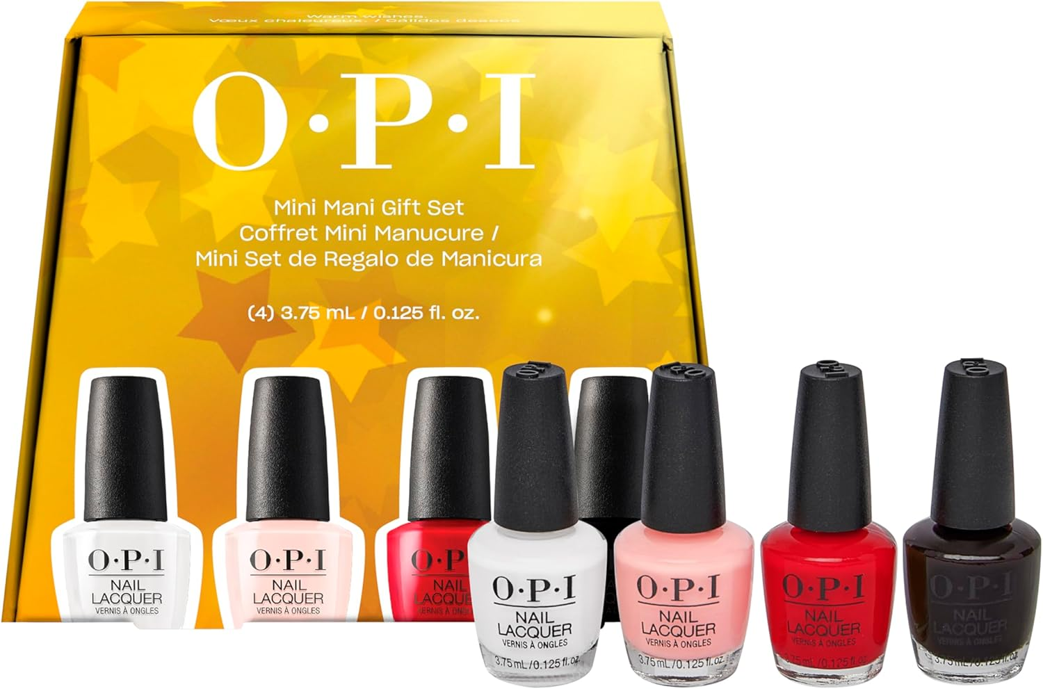 OPI Iconic Shades Nail Lacquer Mini Gift Set, 3.75 Ml (4 Pieces) image number 1