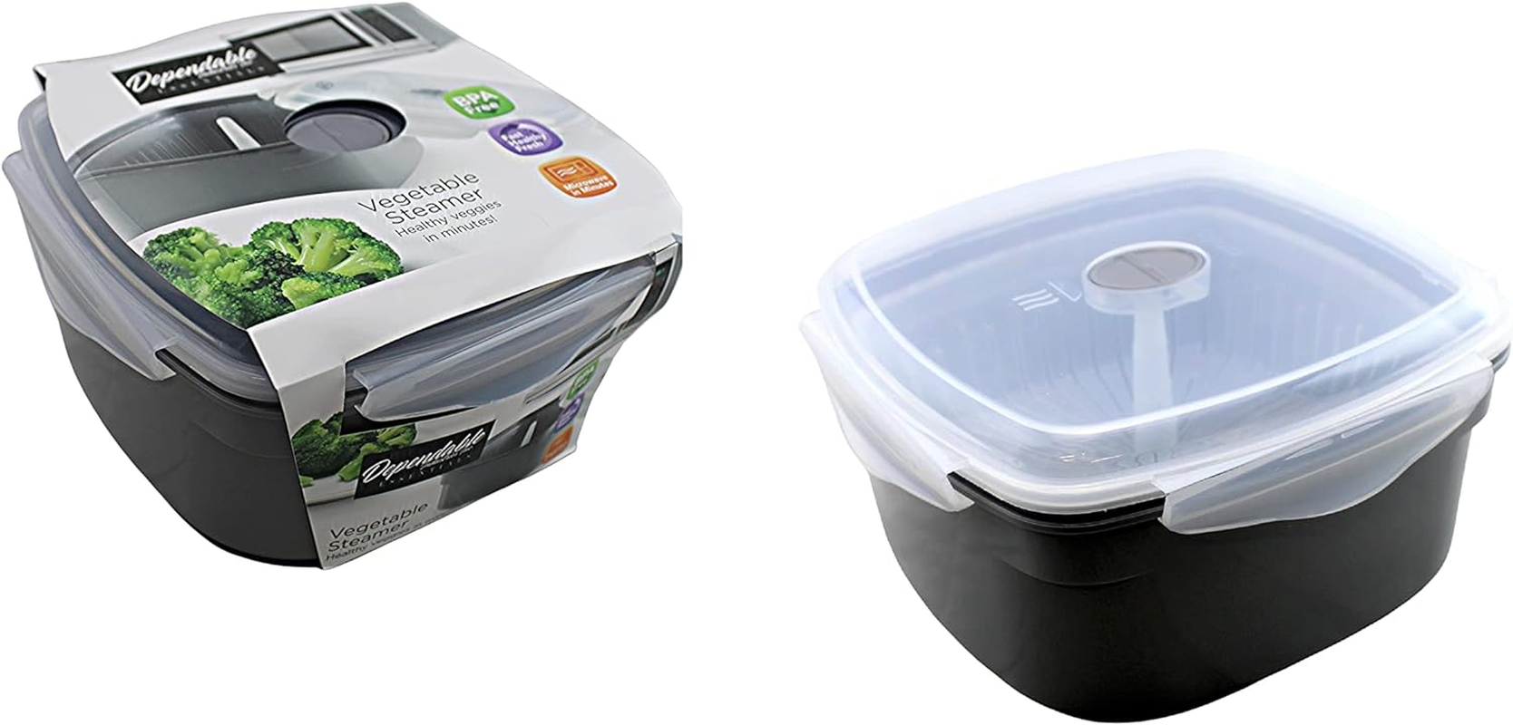 Microwave Vegetable Steamer Veggie Steamer image number 4