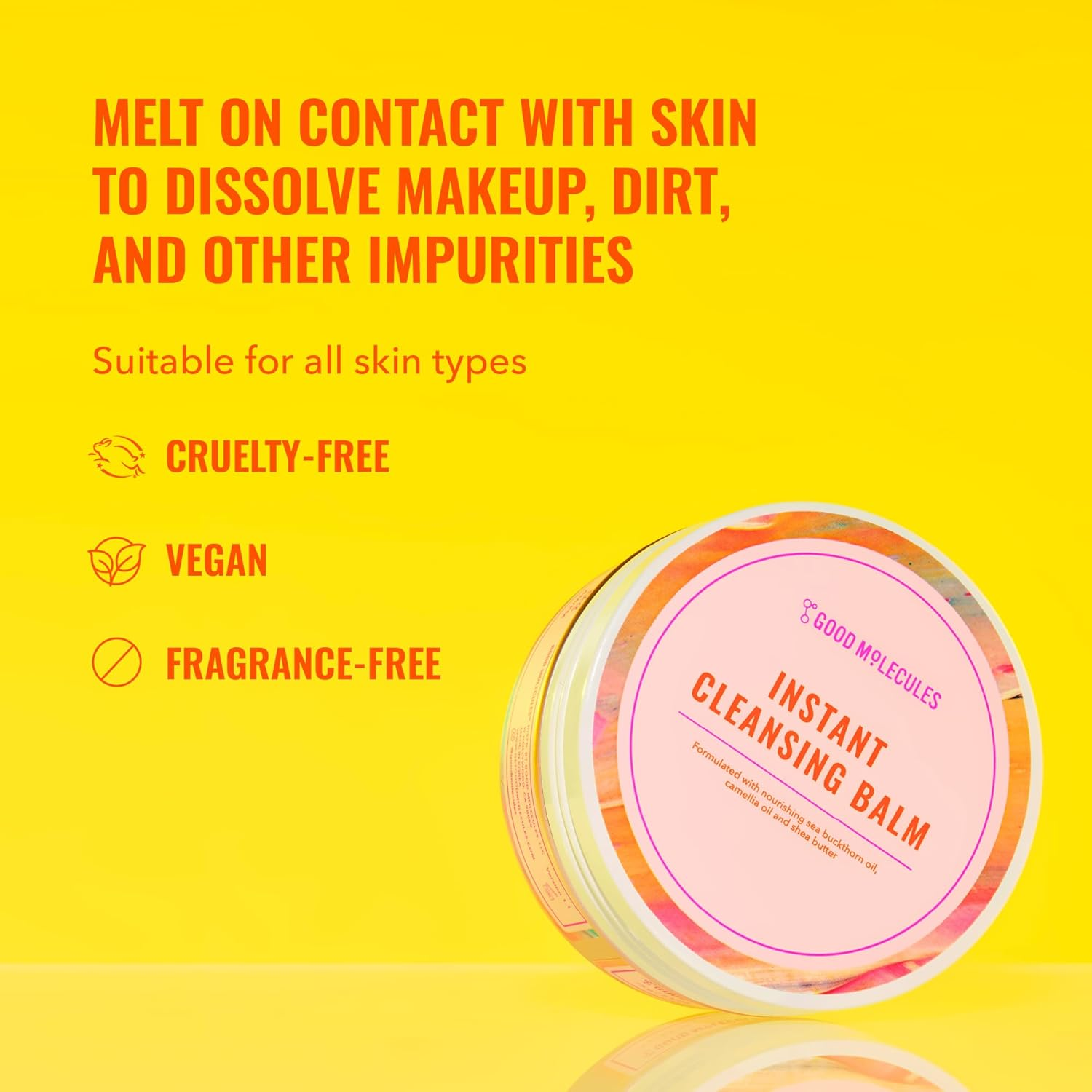 Good Molecules Instant Cleansing Balm 75G image number 4