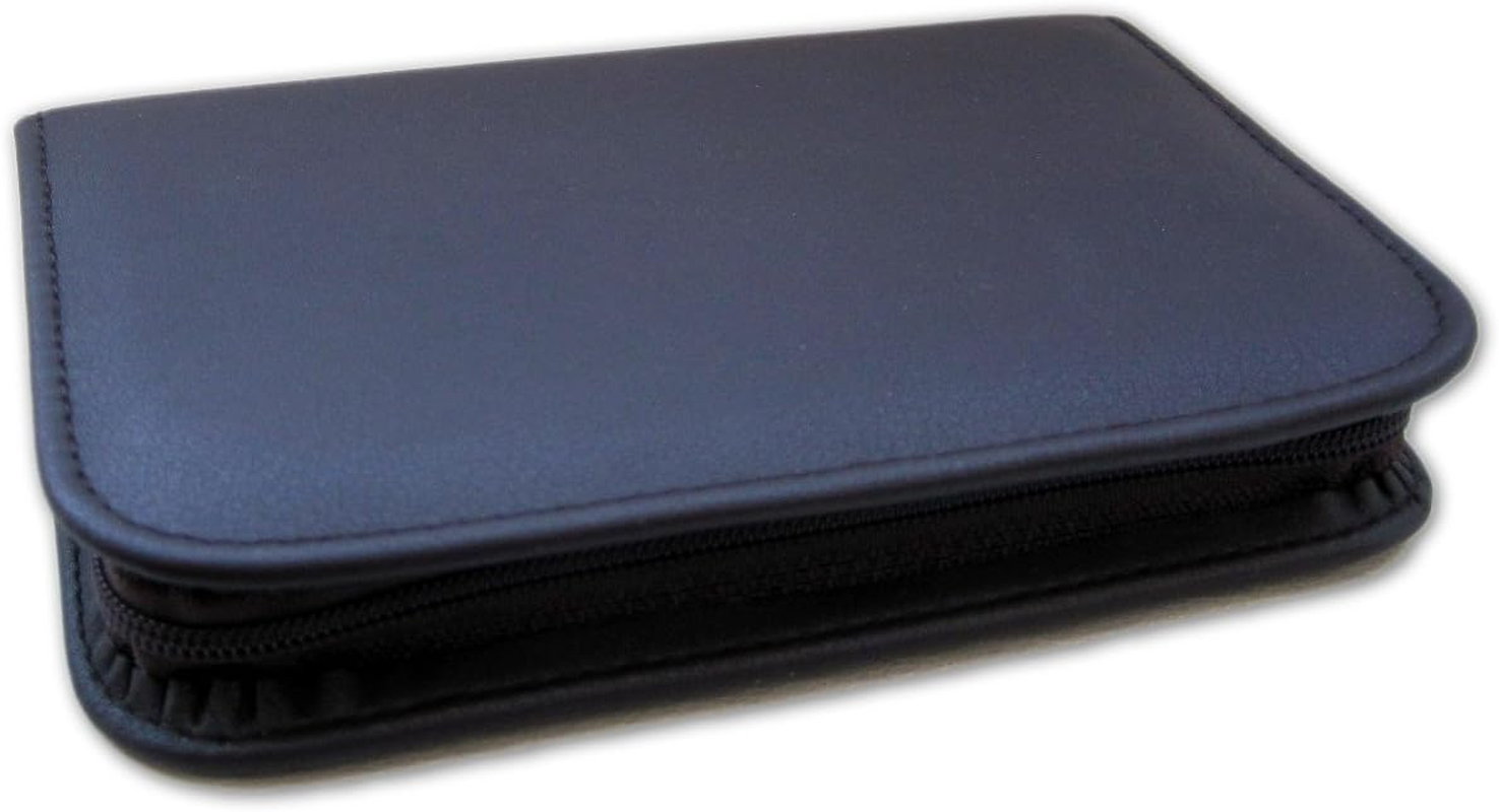 Clauss Manicure Case Real Leather Darkbrown - Red image number 3